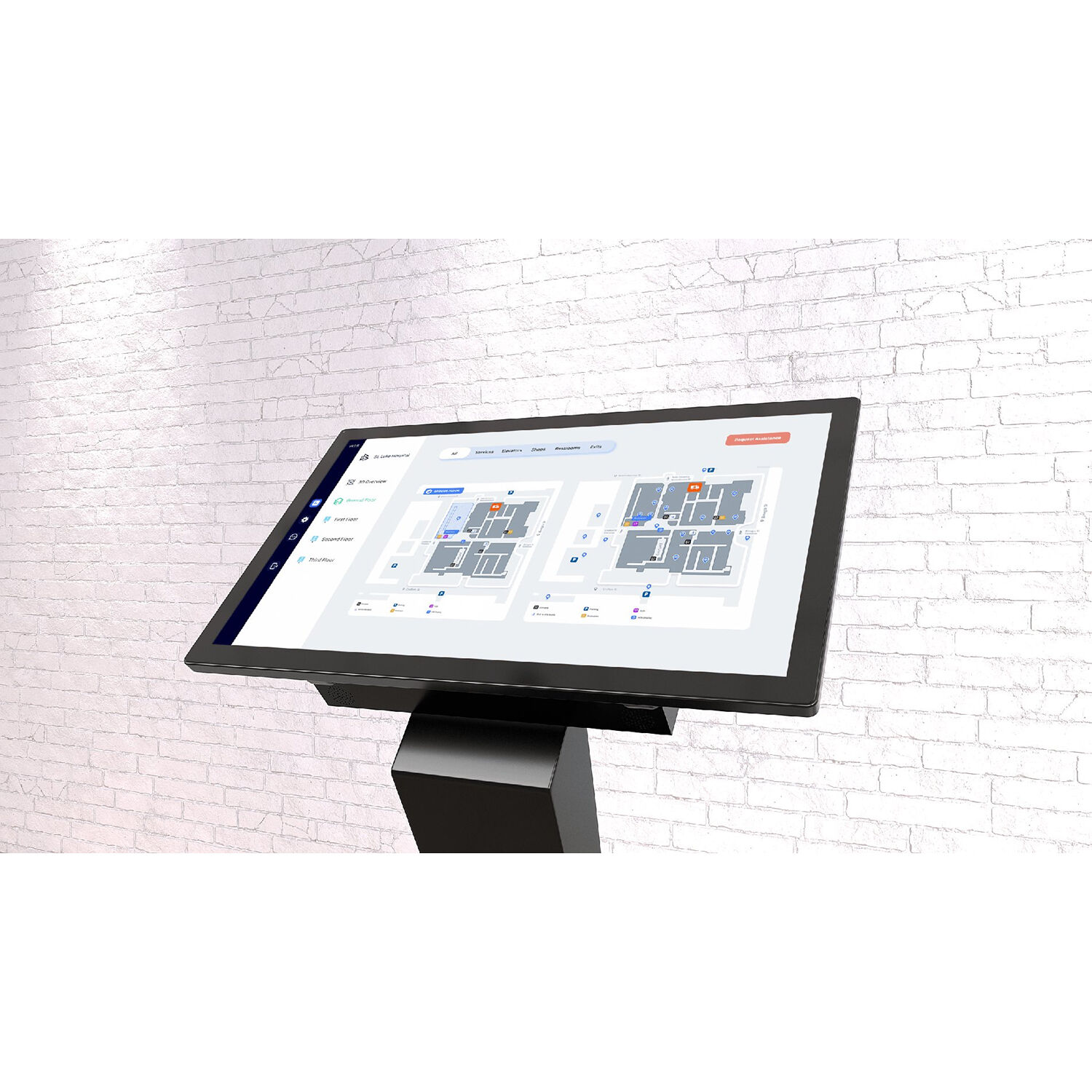 Elo Touch 43-inch interactive flat panel display for conference rooms and collaboration spaces — view 8