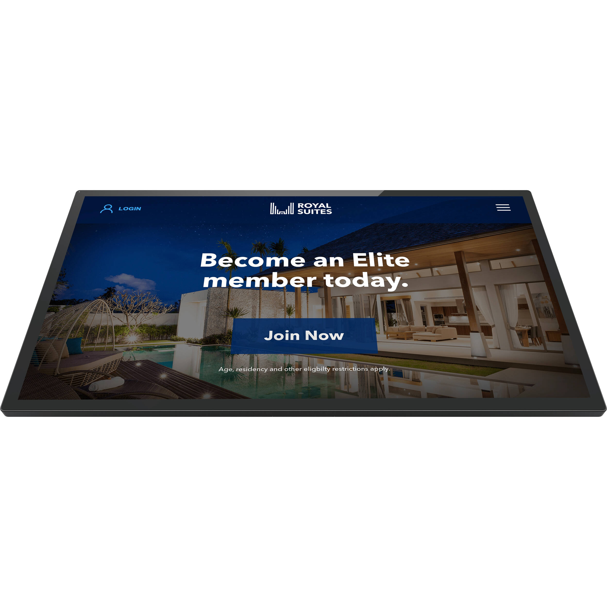 Elo ET5554L-2UWA-1-MT-ZB-GY-G 55-inch interactive flat panel touchscreen display — view 7
