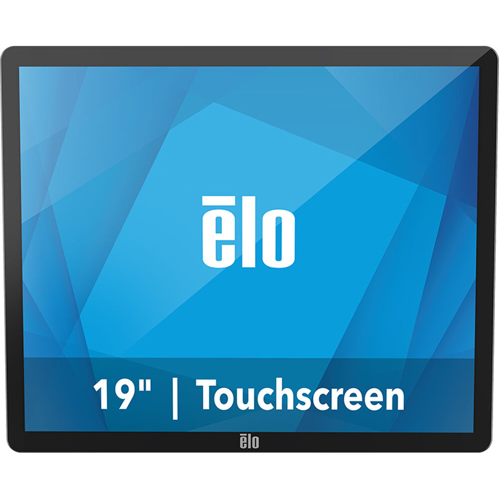 Elo 19-inch touch monitor with square-format display for POS and kiosk use — view 2