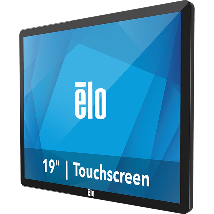 Elo 19-inch touch monitor with square-format display for POS and kiosk use — view 3