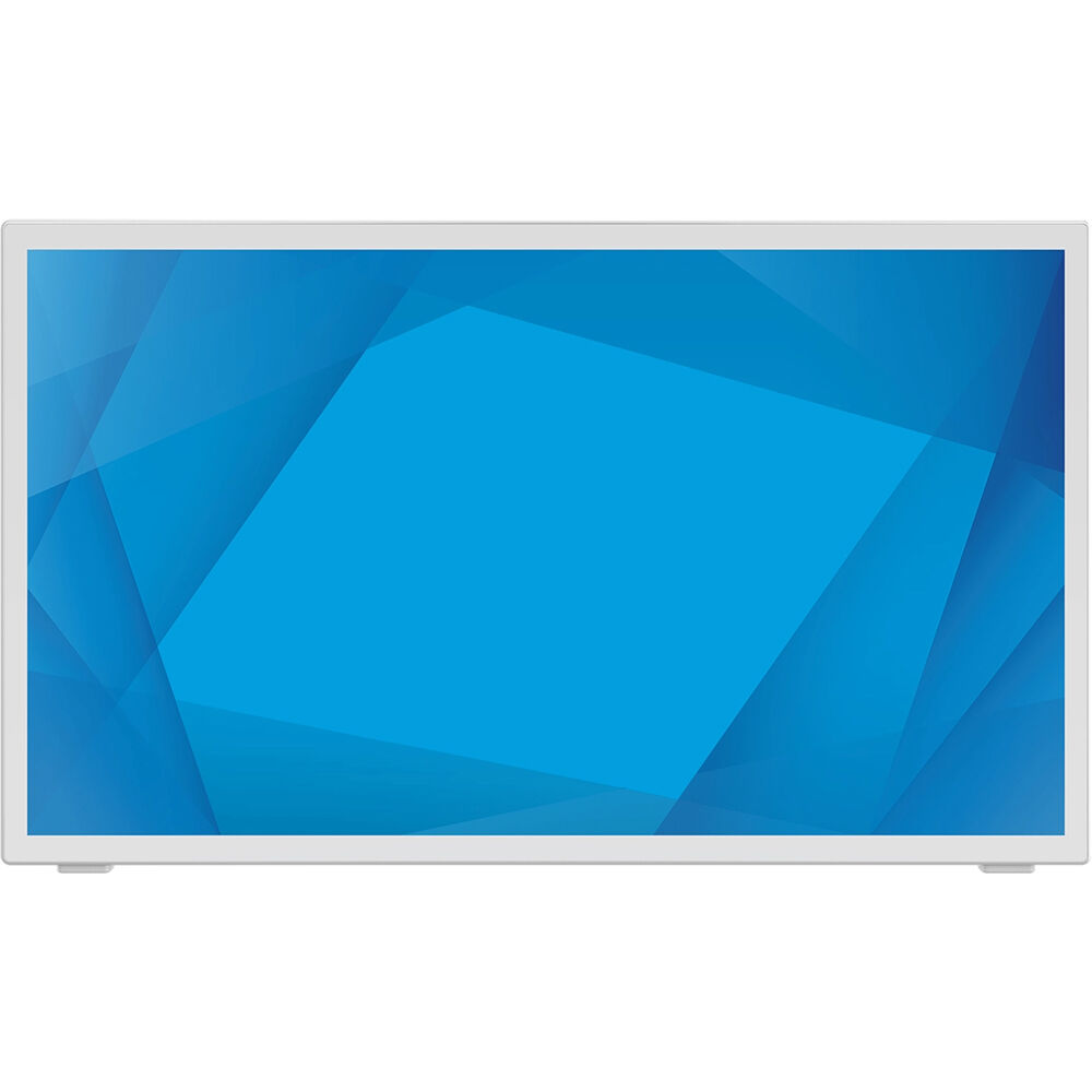 Elo ET2270L-2UWA-1-WH-G 22-inch white touch monitor for POS and kiosk deployments — view 2