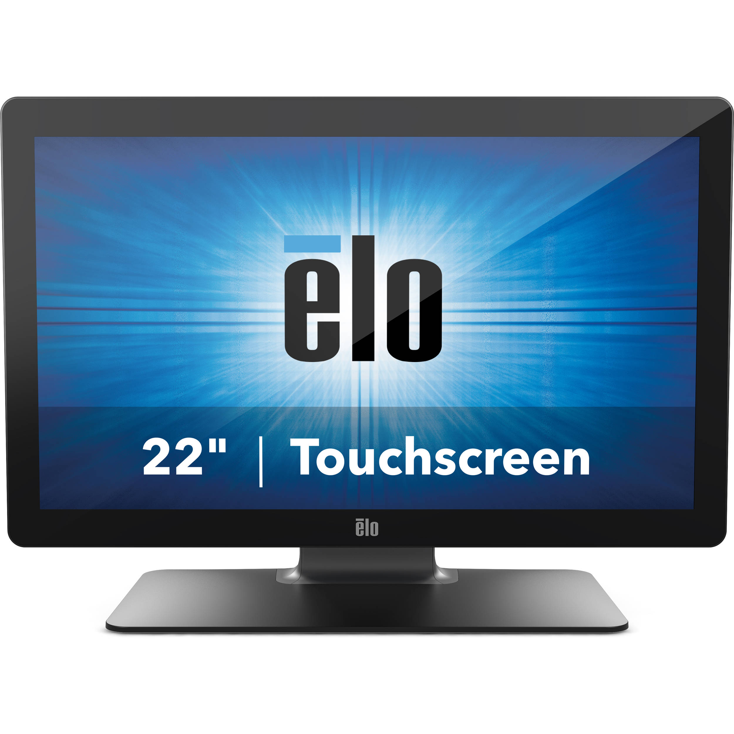 Elo ET2202L-2UWA-0-BL-G 22-inch Full HD projected capacitive touch monitor — view 2