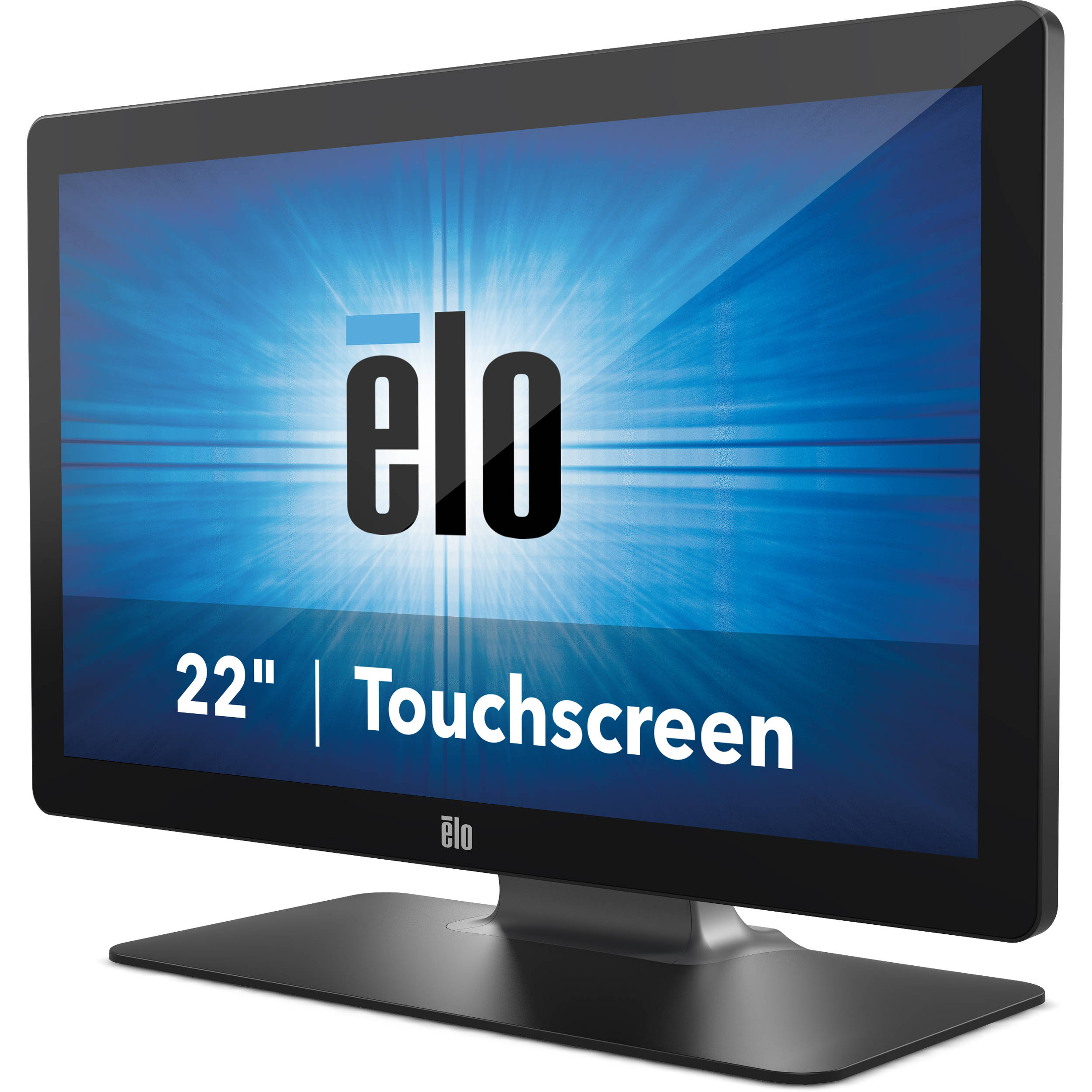 Elo ET2202L-2UWA-0-BL-G 22-inch Full HD projected capacitive touch monitor — view 3