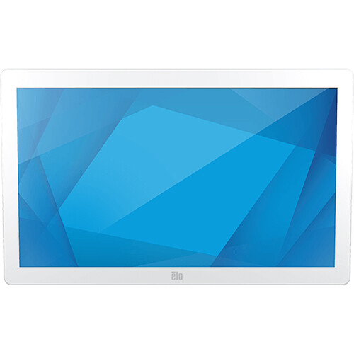 Elo ET2203LM-2UWB-1-WH-NS-G 22-inch white touch monitor for POS and kiosk use — view 2