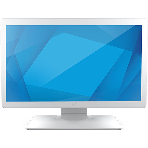 Elo ET2403LM-2UWB-1-WH-G 24-inch white touch monitor for enterprise kiosks — view 2