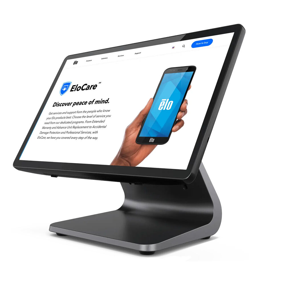 Elo Touch 15-inch class commercial display in black for point-of-sale and kiosk use — view 10