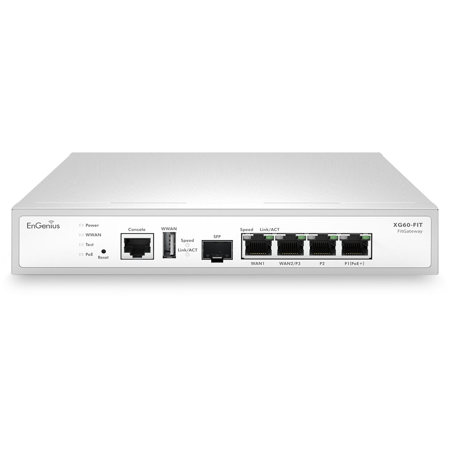 EnGenius FITXpress Managed Gateway XG60-FIT desktop security gateway with dual-WAN Gigabit Ethernet — view 2