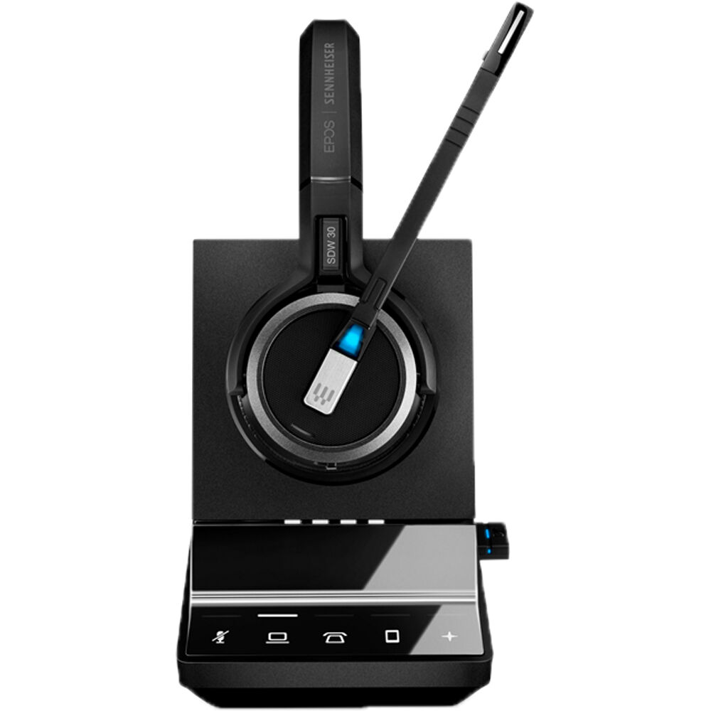 EPOS IMPACT SDW 5036 - US wireless on-ear headset with USB-A dongle and carry case — view 2