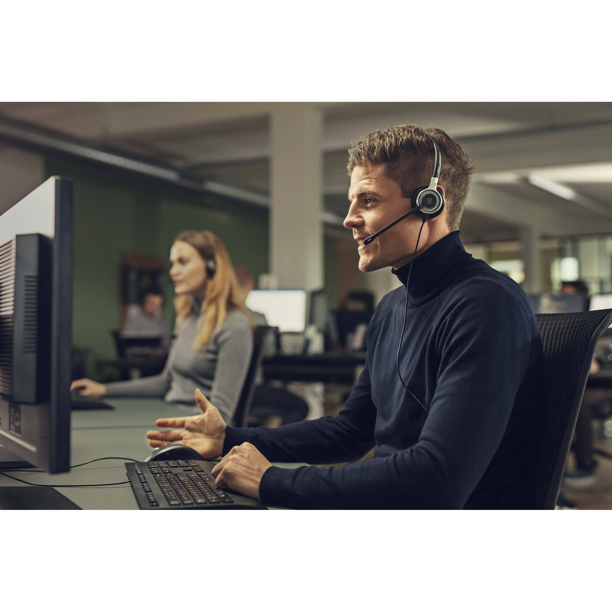 EPOS IMPACT SC 660 TC wired stereo headset with noise-canceling boom microphone — view 14