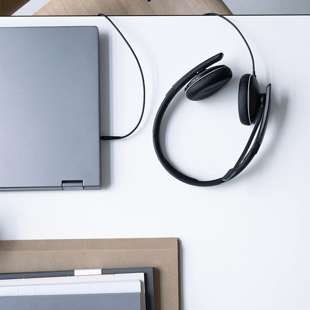 EPOS ADAPT 160 USB II wired dual-ear USB headset with noise-canceling microphone — view 6