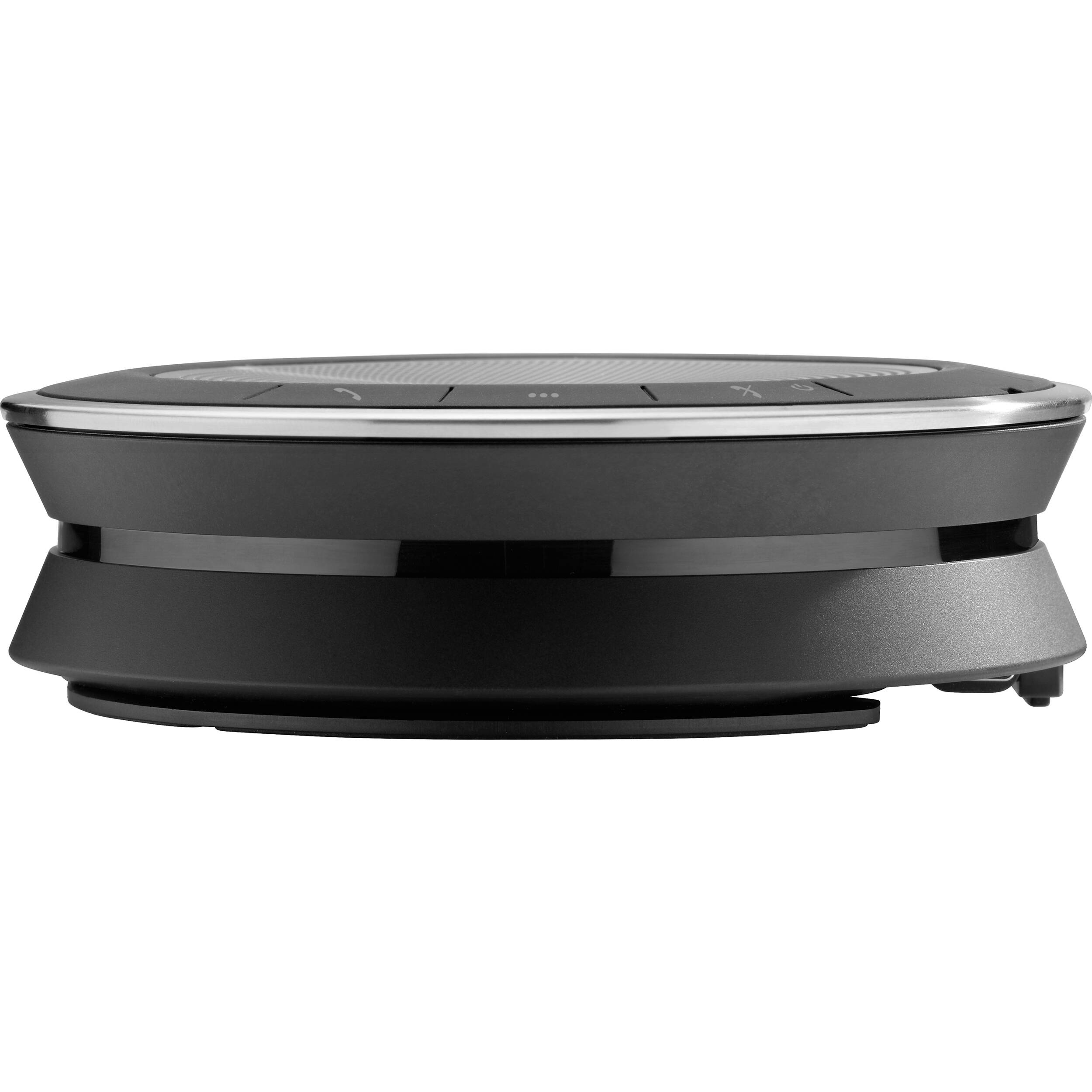 EPOS Bluetooth speaker phone with USB-C cable USB-C to USB-A adapter and carry pouch — view 3