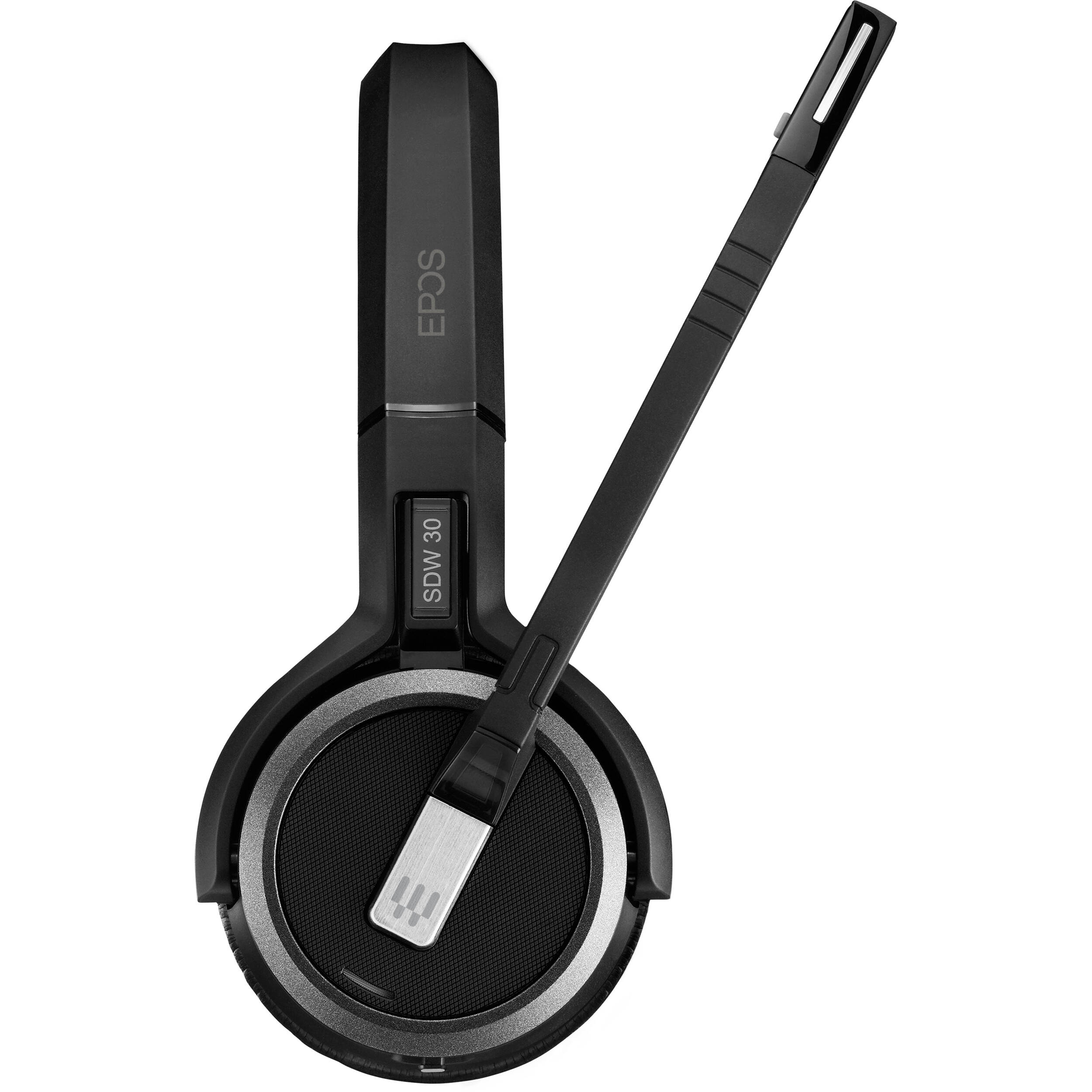 EPOS IMPACT SDW 30 HS wireless single-ear headset with boom microphone, black — view 2