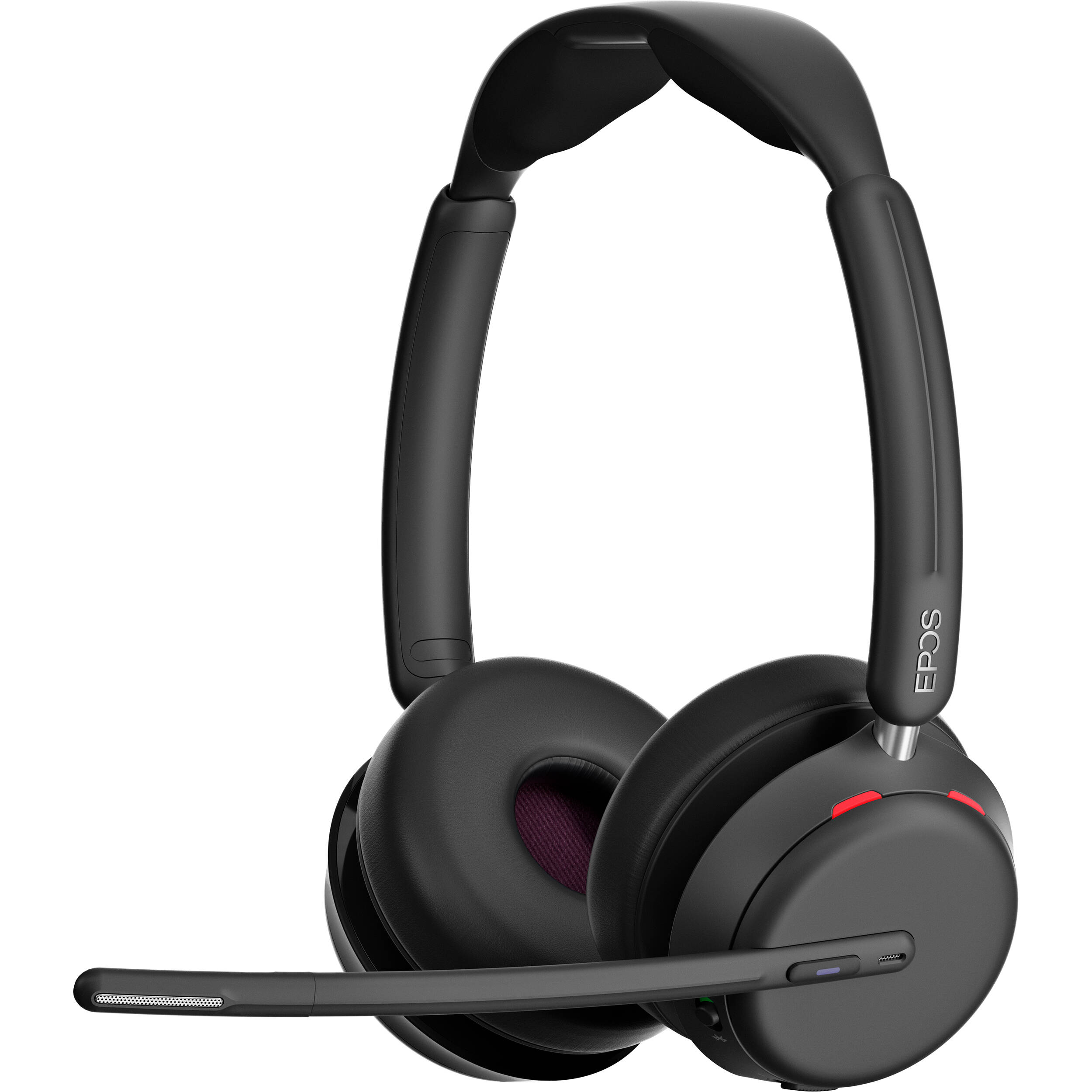 Double-Sided Bluetooth Headset for the New Open Office. Combining Epos Brainadapt Technology to Reduce Brain Fatigue with Industry-Leading Voice Pickup Powered by Epos Ai and Adaptive Anc to Make Sure You're Getting Your Message Through. Experience All-Day Wearing Comfort with a Lightweight Design, Soft Cushions, Headband Padding, and Super Wideband for Natural Listening. Enjoy Total Ease of Use with Intuitive on-Headset Controls and a Suite of Smart Features.
