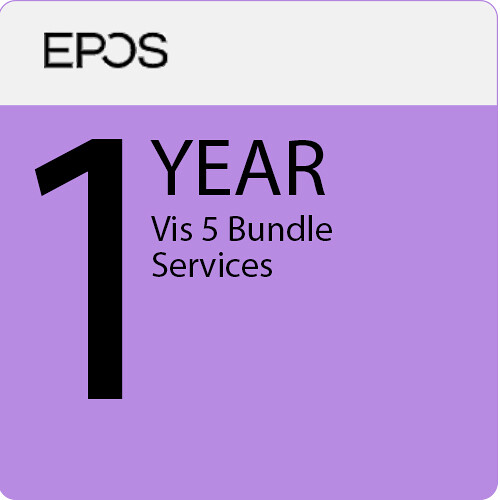 EPOS 9000231 1-Year Extended Warranty for VIS 5 Bundle | Support