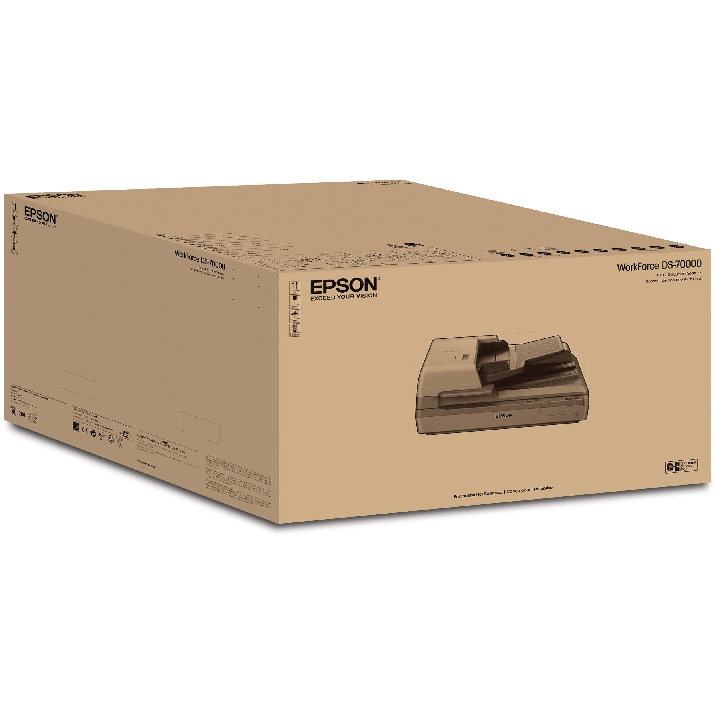 Epson WorkForce DS-70000 A3 flatbed scanner for oversized document capture — view 8