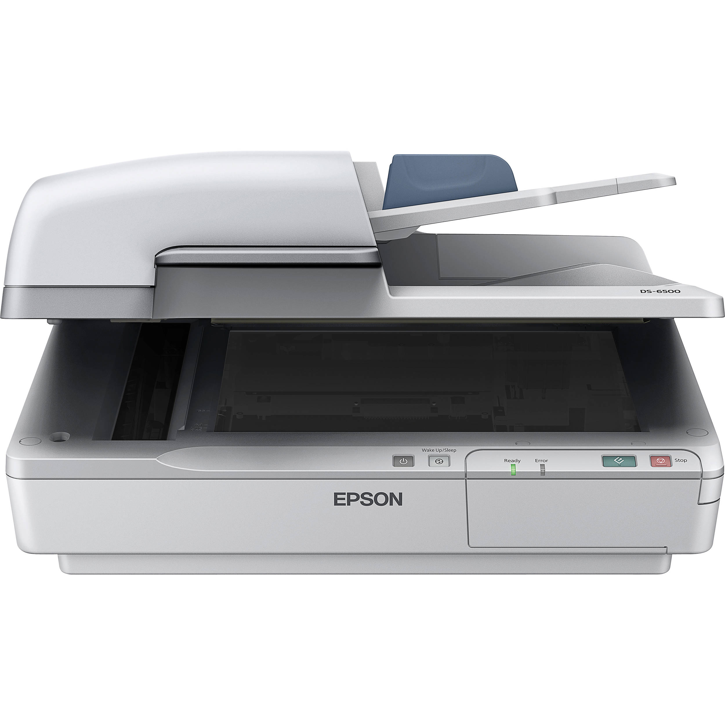 Epson WorkForce Color Doc Scanner with 100-sheet ADF and flatbed for duplex document scanning — view 2