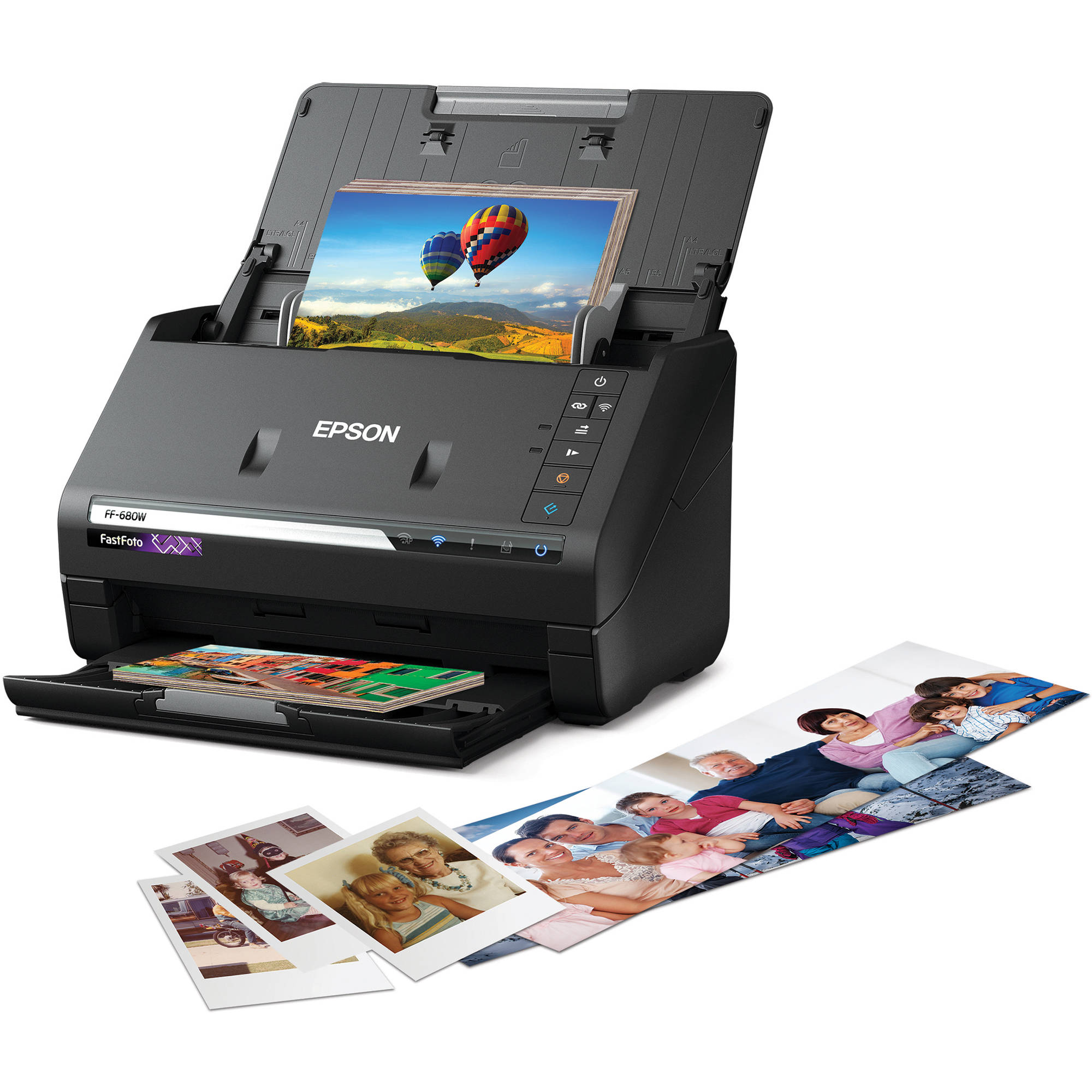 Epson FastFoto FF-680W Wi-Fi photo scanner with 100-sheet ADF — view 10