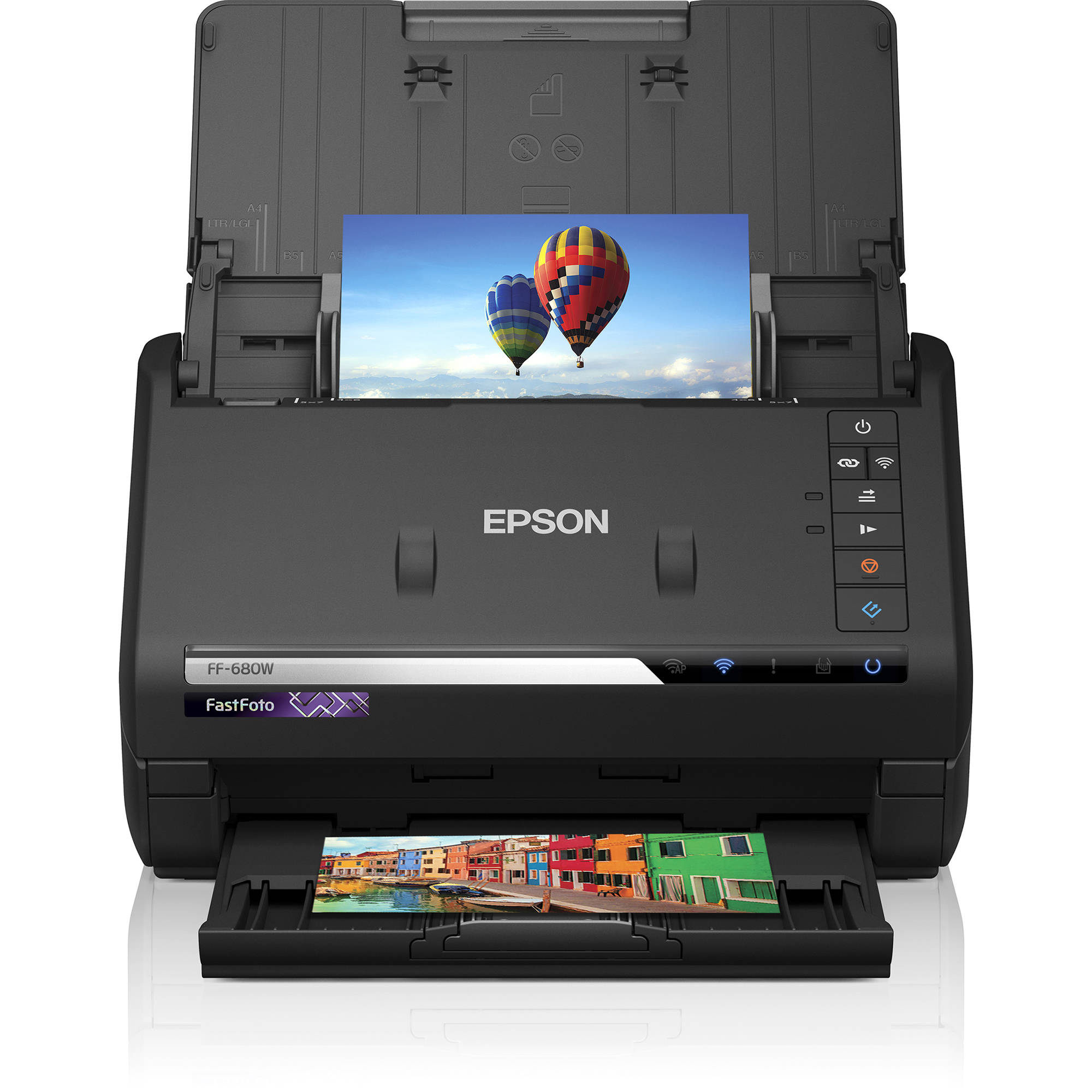 Epson FastFoto FF-680W Wi-Fi photo scanner with 100-sheet ADF — view 4