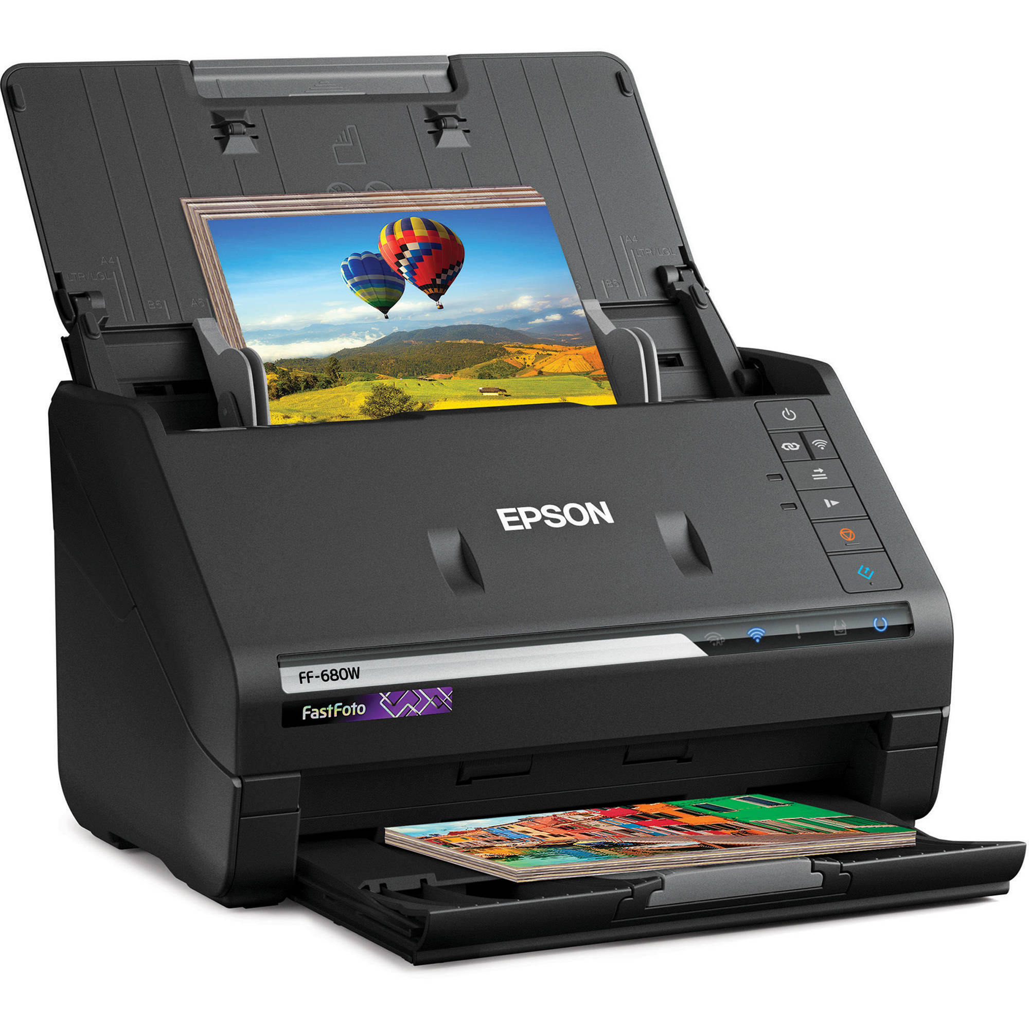 Epson FastFoto FF-680W Wi-Fi photo scanner with 100-sheet ADF — view 5