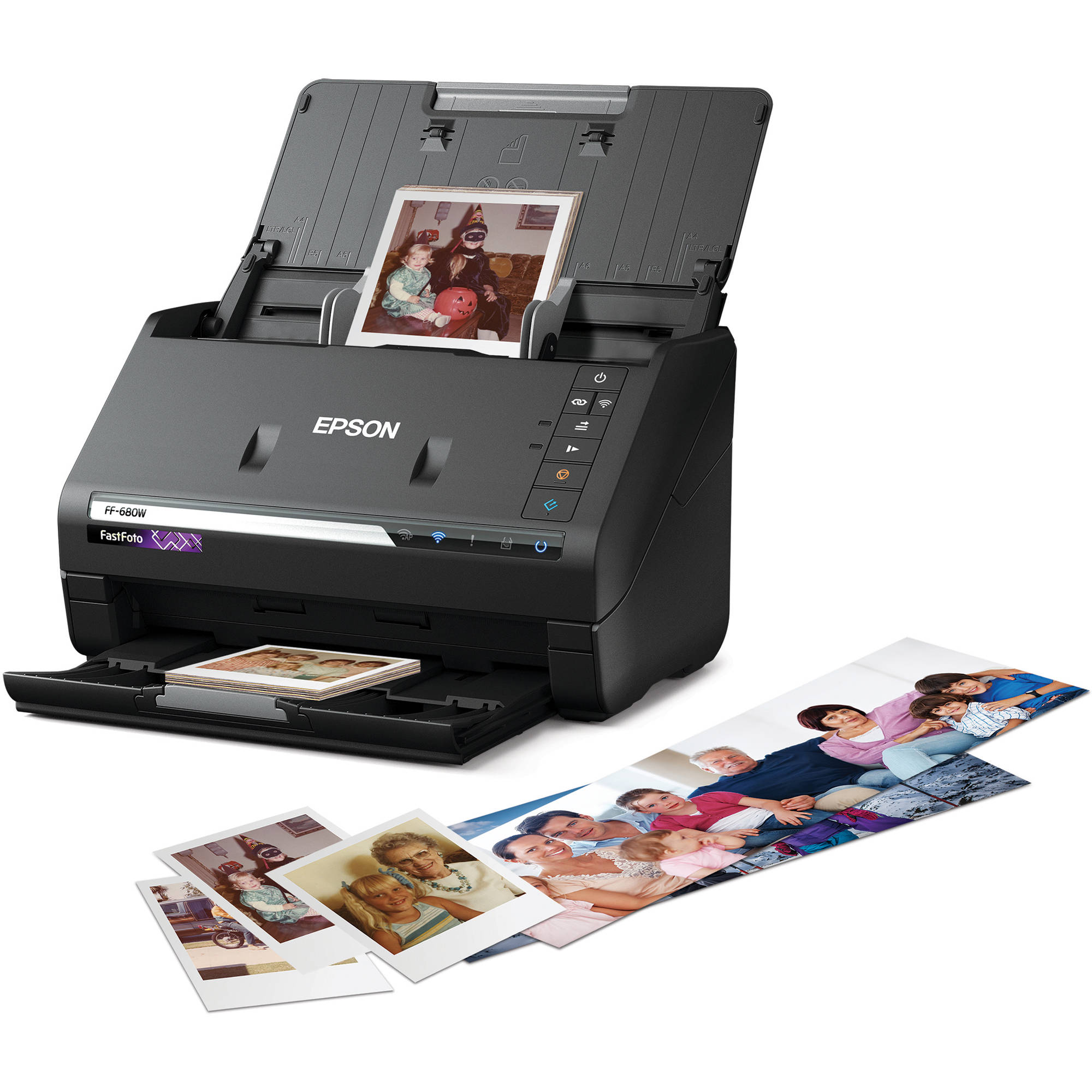 Epson FastFoto FF-680W Wi-Fi photo scanner with 100-sheet ADF — view 9