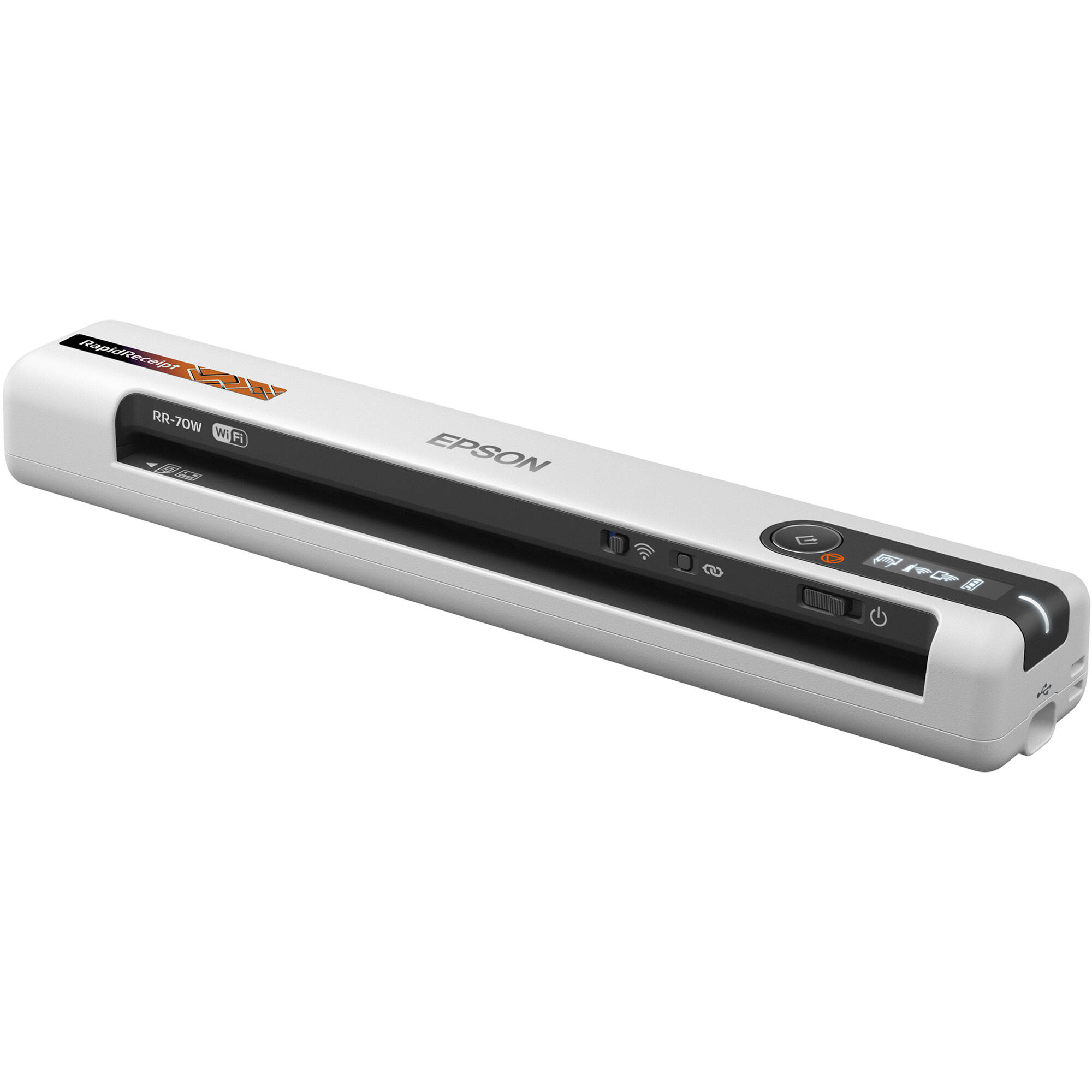 Epson RR-70W mobile receipt scanner for wireless portable receipt capture — view 3