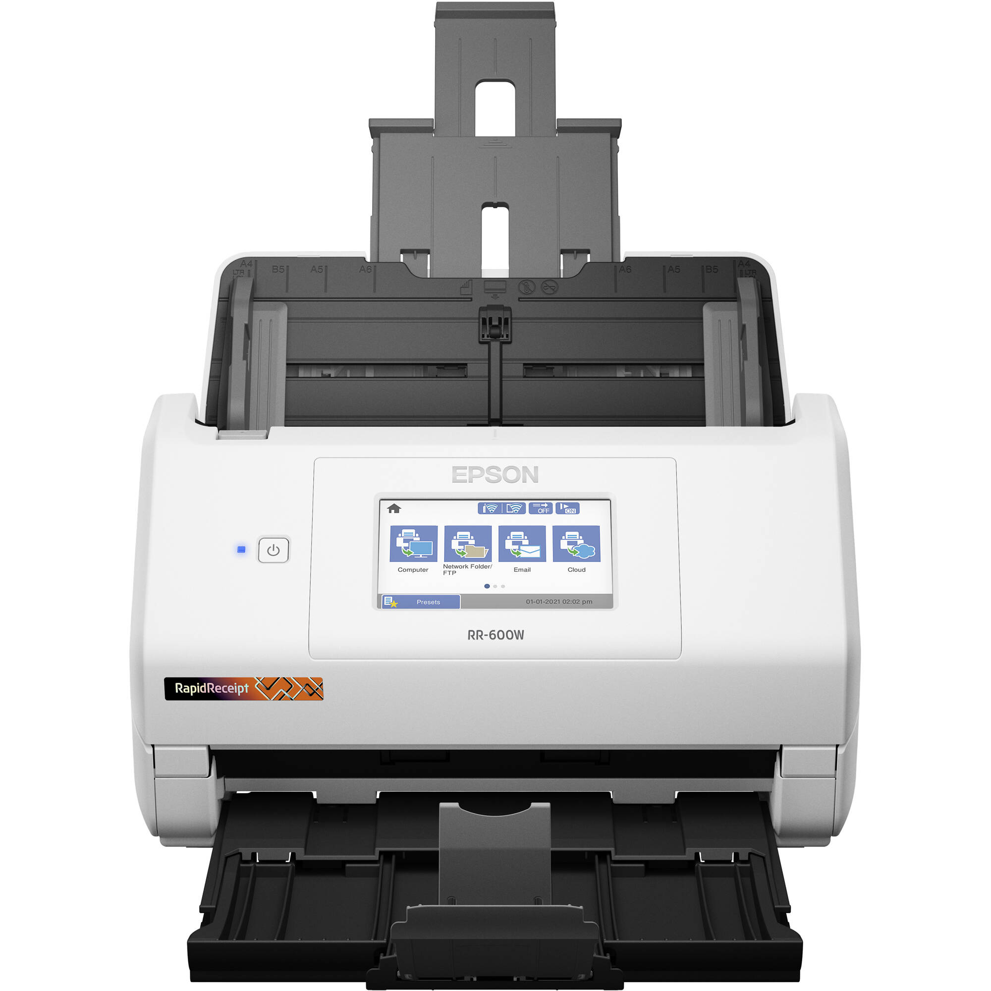 Epson RR-600W wireless desktop document scanner for duplex office scanning — view 2