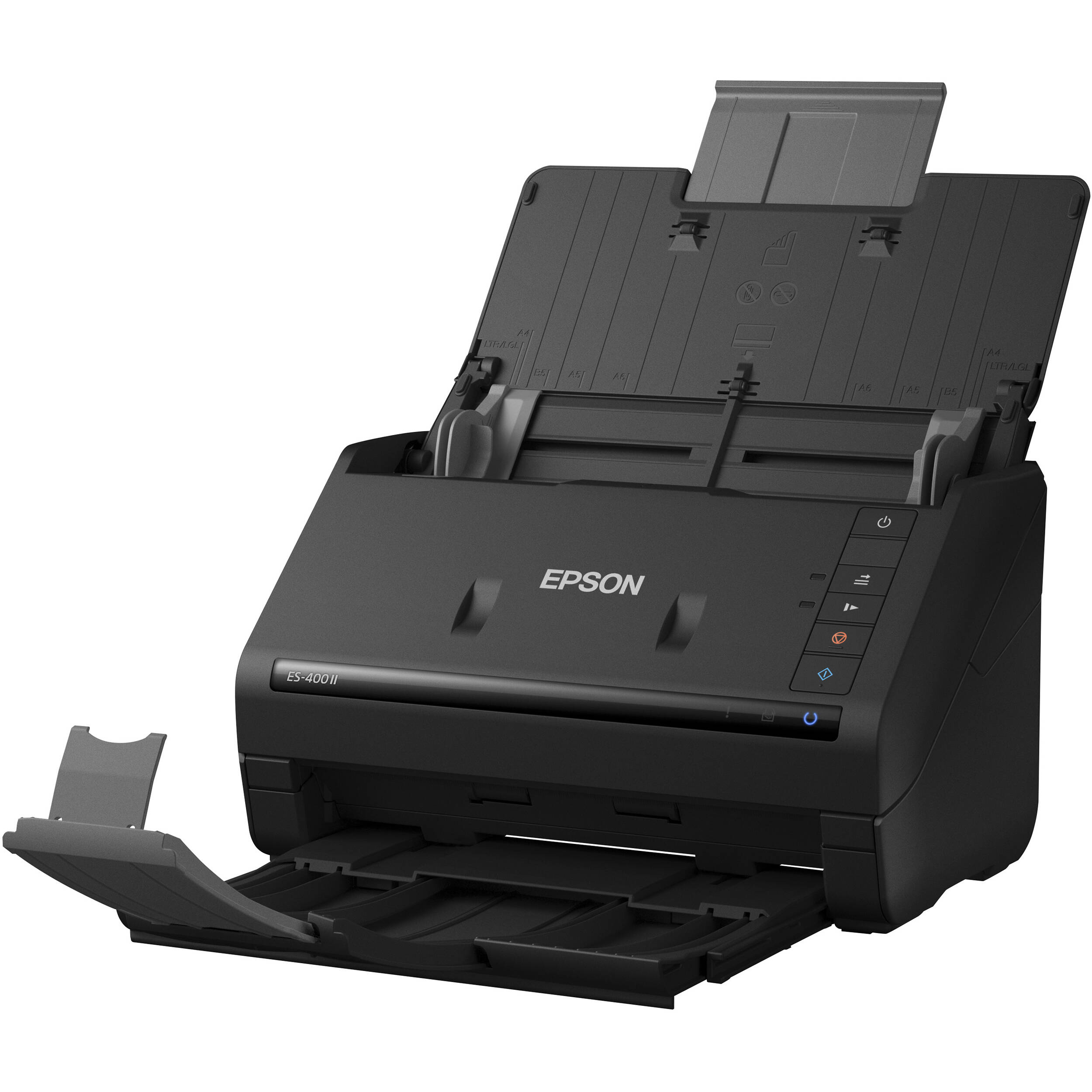 Epson ES-400 II desktop document scanner with 50-sheet ADF for duplex office scanning — view 6
