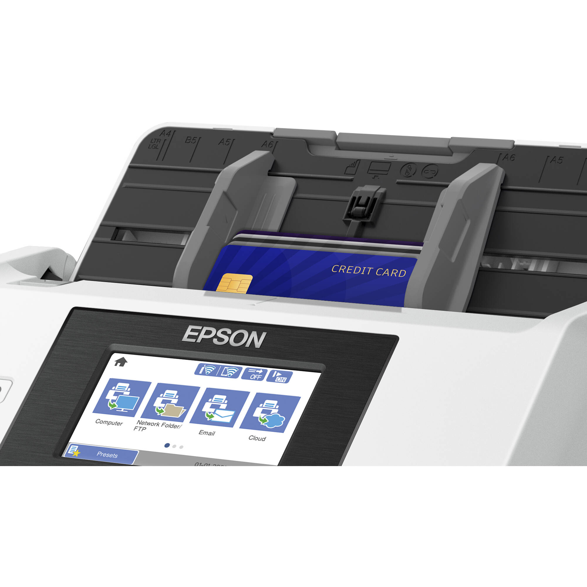 Epson DS-790WN network document scanner with wireless connectivity and 100-sheet ADF — view 10