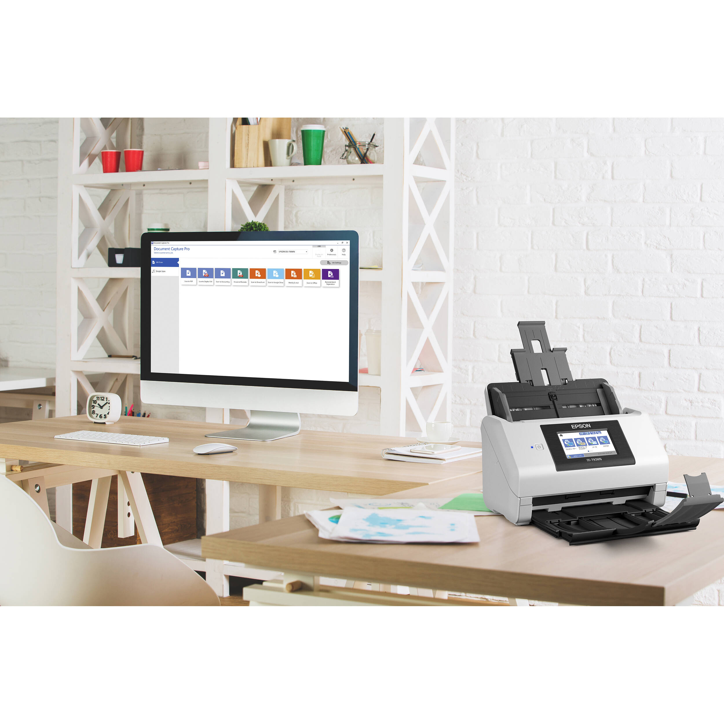 Epson DS-790WN network document scanner with wireless connectivity and 100-sheet ADF — view 21
