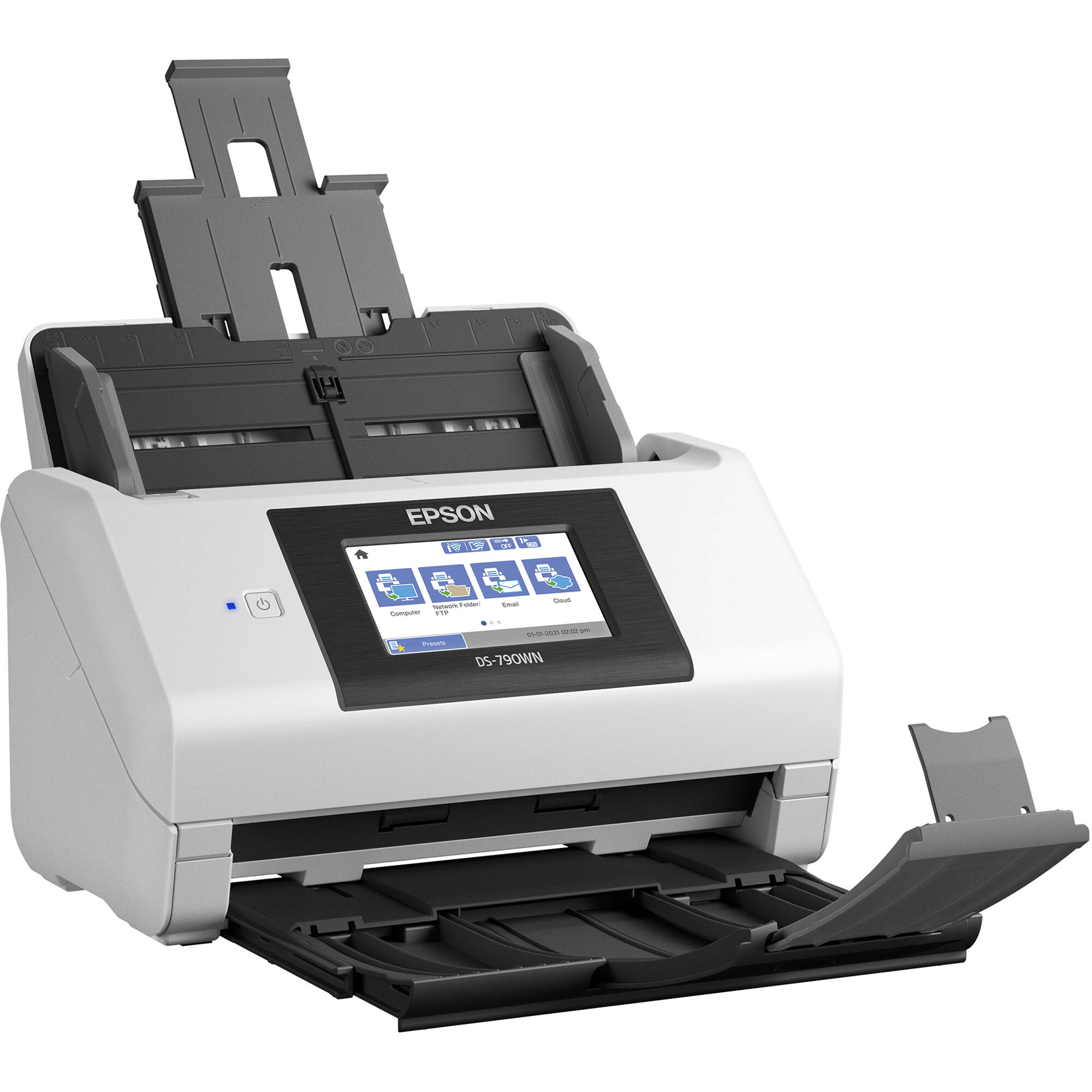 Epson DS-790WN network document scanner with wireless connectivity and 100-sheet ADF — view 4