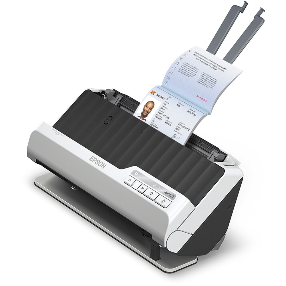 Epson DSC490 compact desktop document scanner with 50-sheet ADF and duplex scanning — view 4