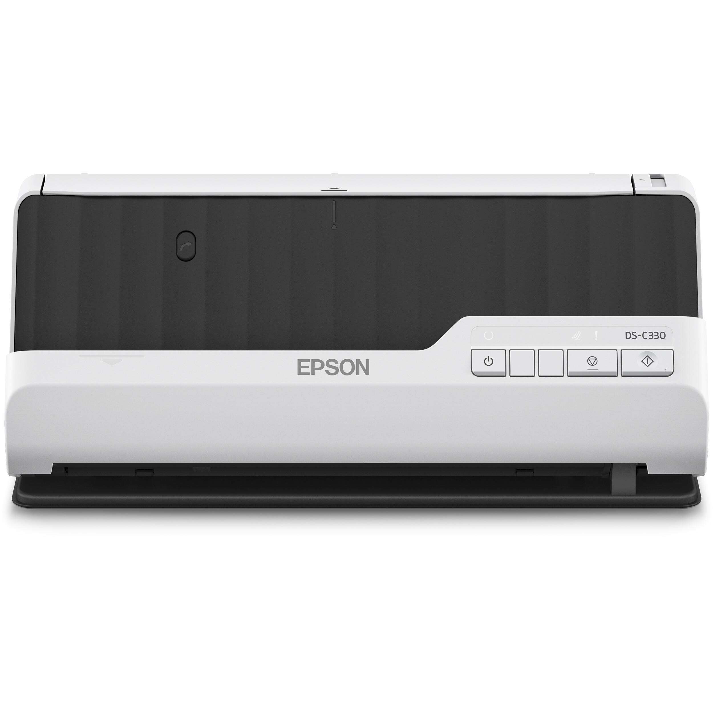 Epson DS-330 compact desktop document scanner with 20-sheet ADF — view 2