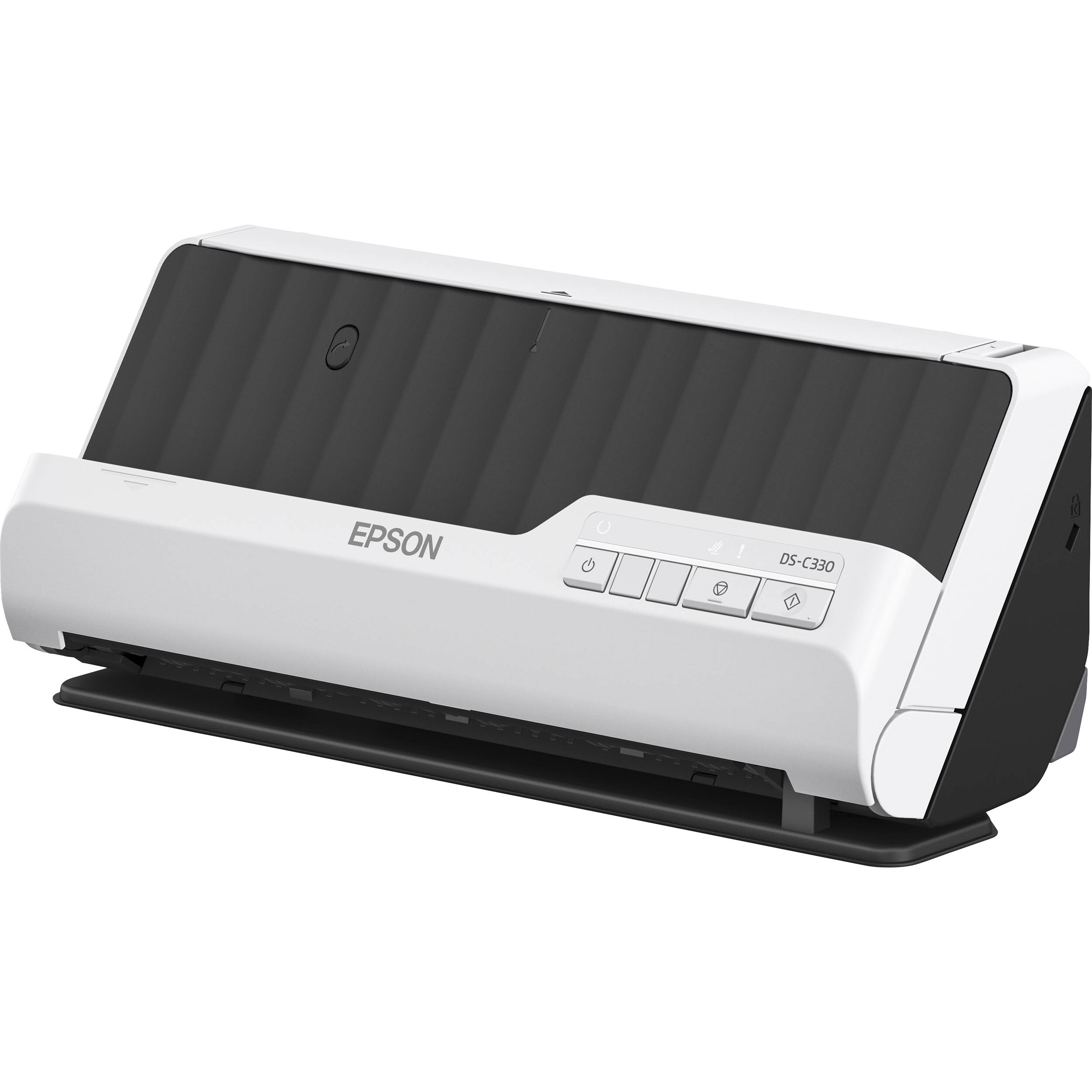 Epson DS-330 compact desktop document scanner with 20-sheet ADF — view 3