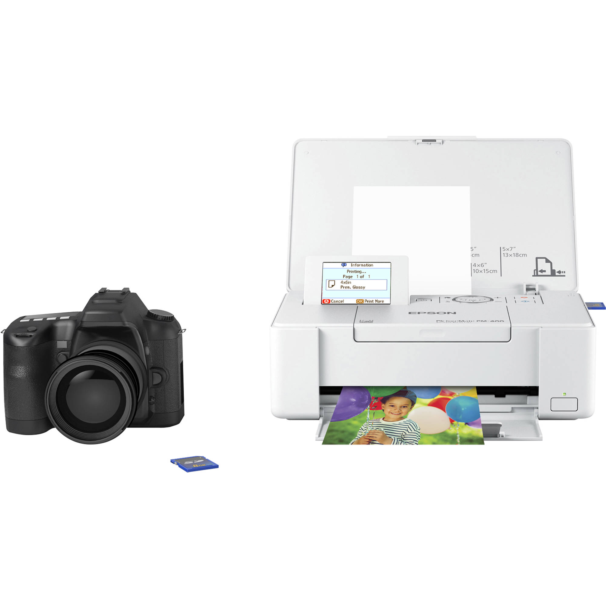 EPSON - OPEN PRINTERS AND INK EPSON PICTUREMATE PM-400 COMPACT PHOTO PRINTER — view 11