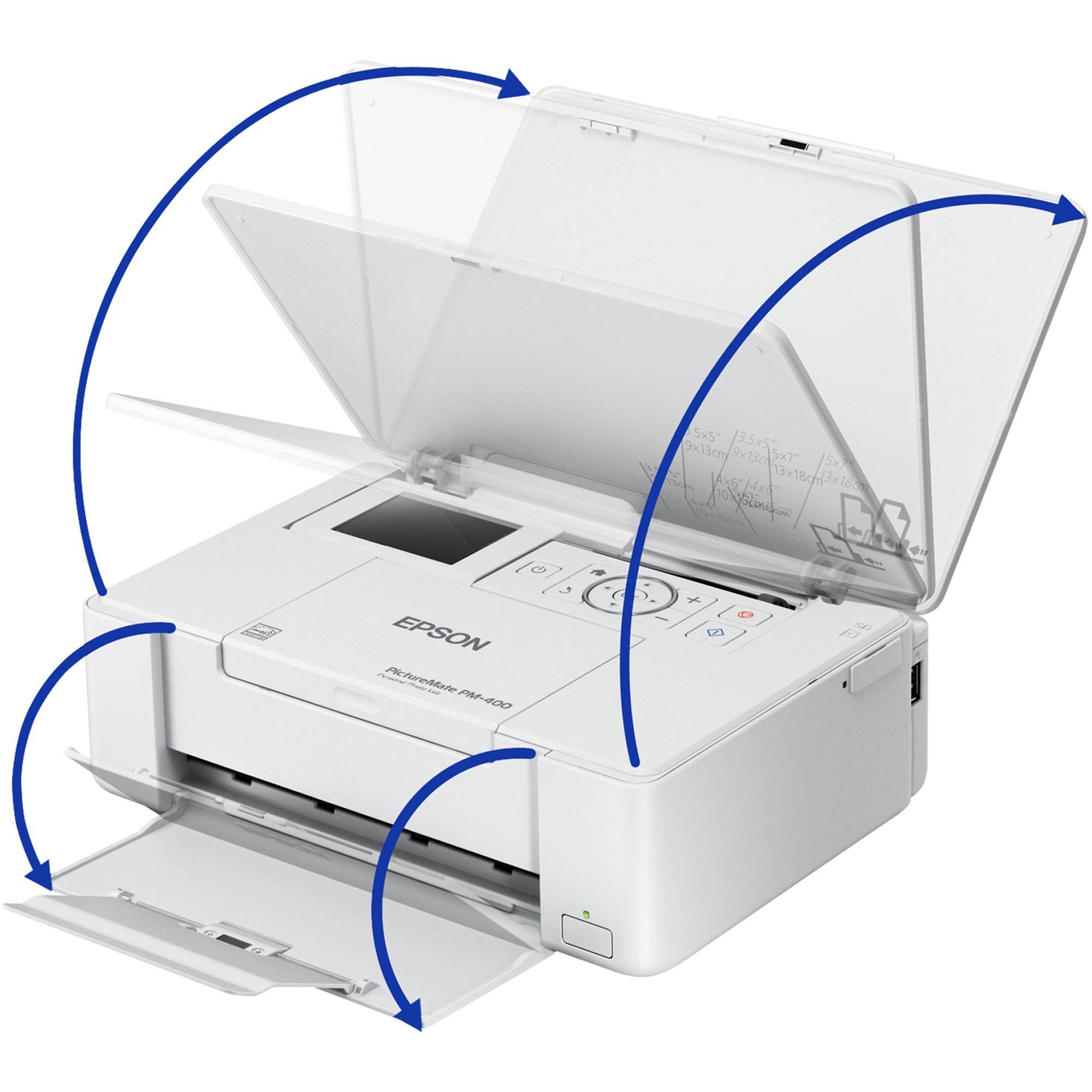 EPSON - OPEN PRINTERS AND INK EPSON PICTUREMATE PM-400 COMPACT PHOTO PRINTER — view 16