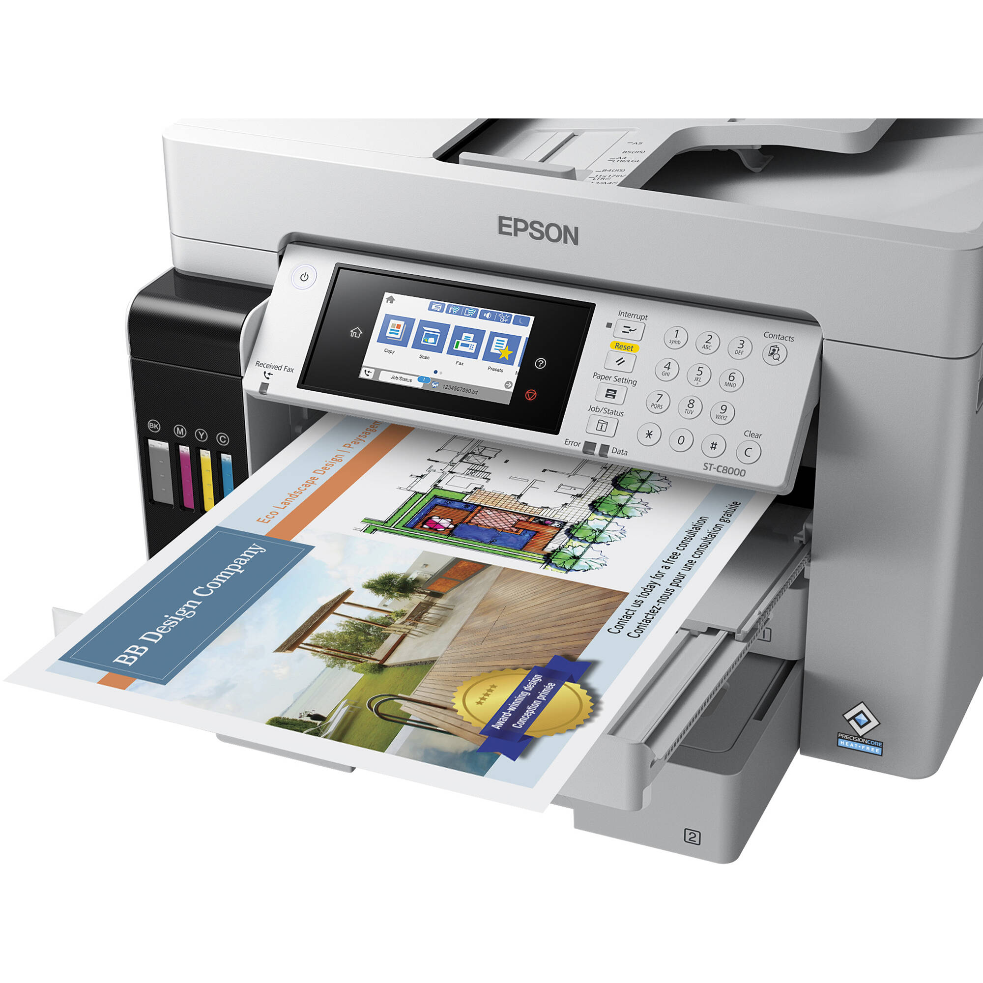 Epson WorkForce ST-C8000 color multifunction Supertank printer with A3+ support — view 11