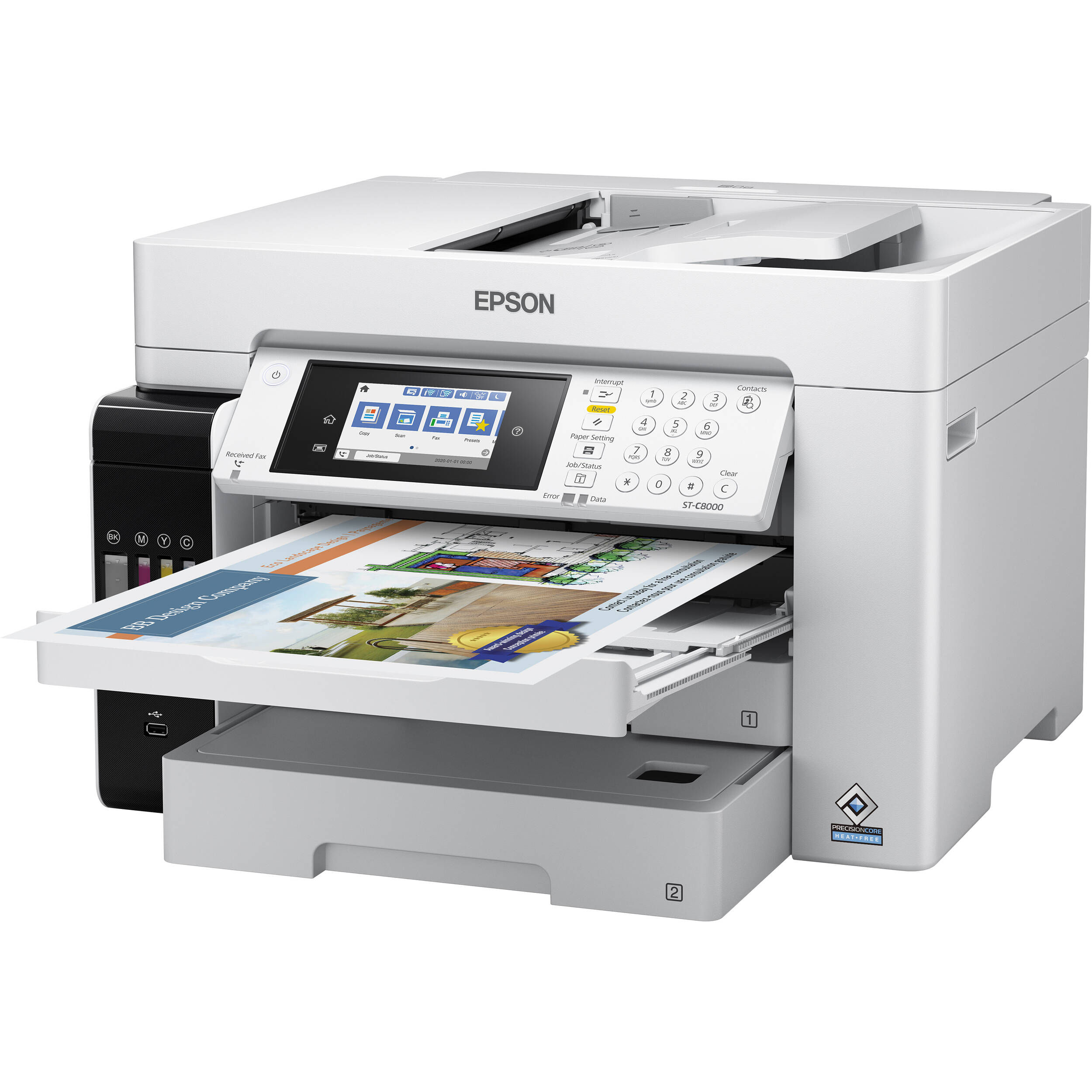 Epson WorkForce ST-C8000 color multifunction Supertank printer with A3+ support — view 7