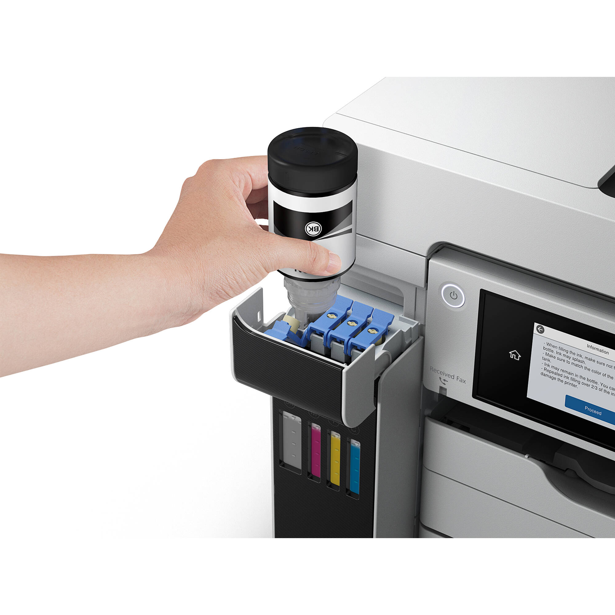 Epson WorkForce ST-C8090 Supertank Color MFP desktop multifunction printer — view 10