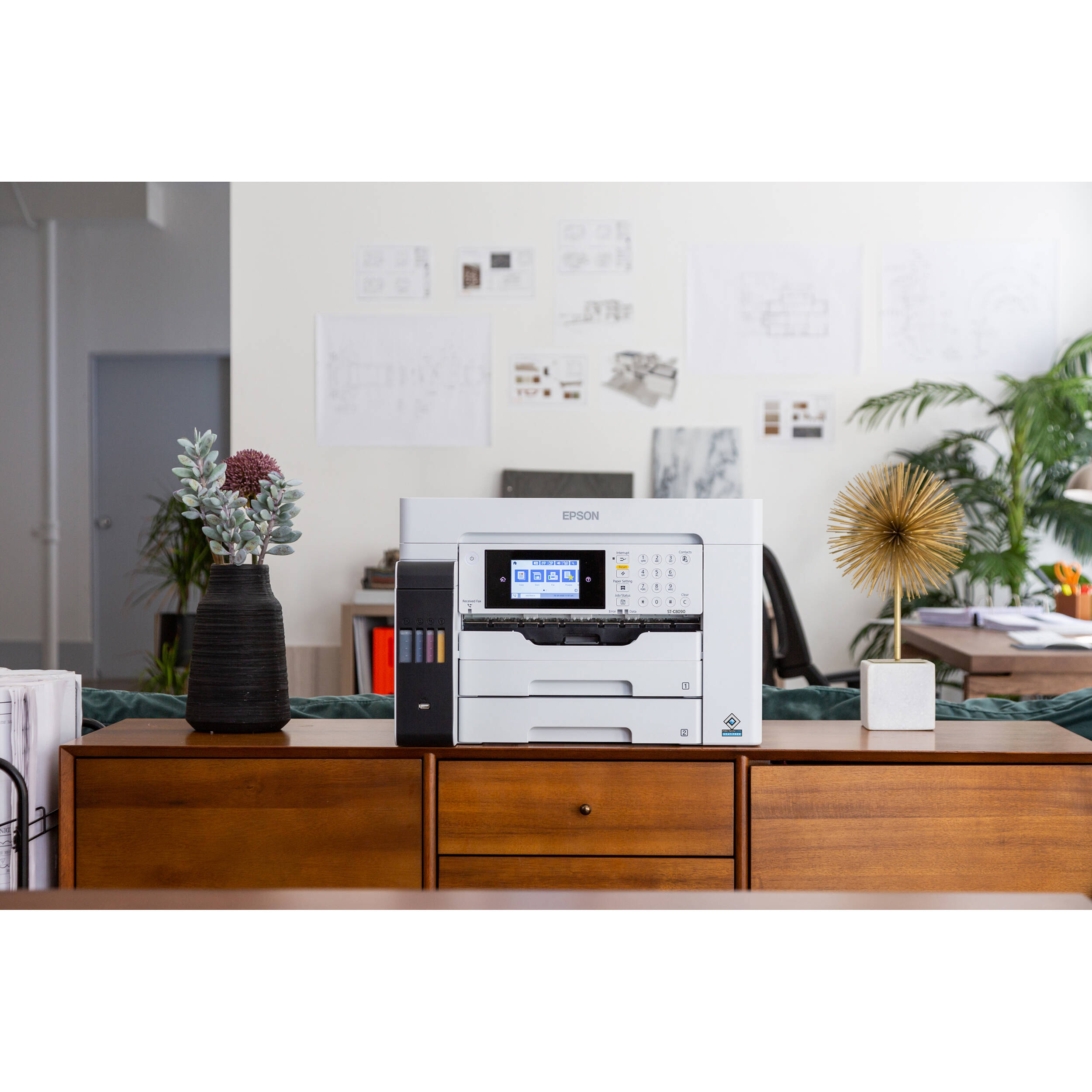 Epson WorkForce ST-C8090 Supertank Color MFP desktop multifunction printer — view 13