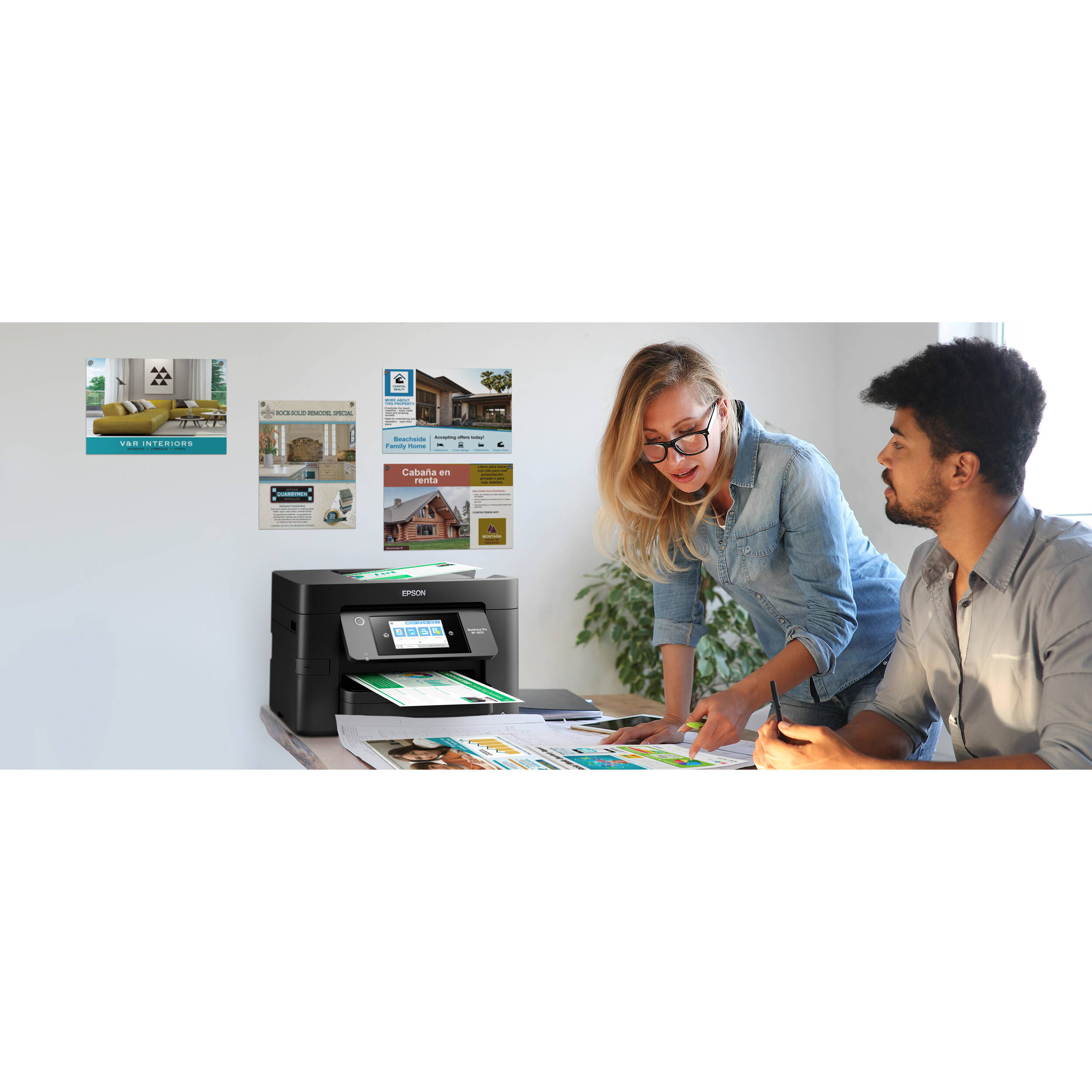 Epson WorkForce Pro WF-4820 color all-in-one printer with Wi-Fi and touchscreen — view 17