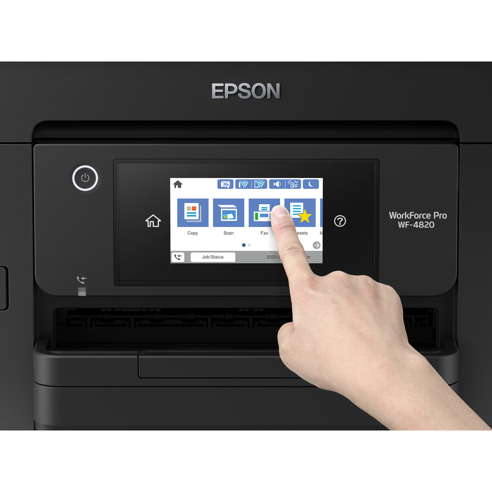 Epson WorkForce Pro WF-4820 color all-in-one printer with Wi-Fi and touchscreen — view 7