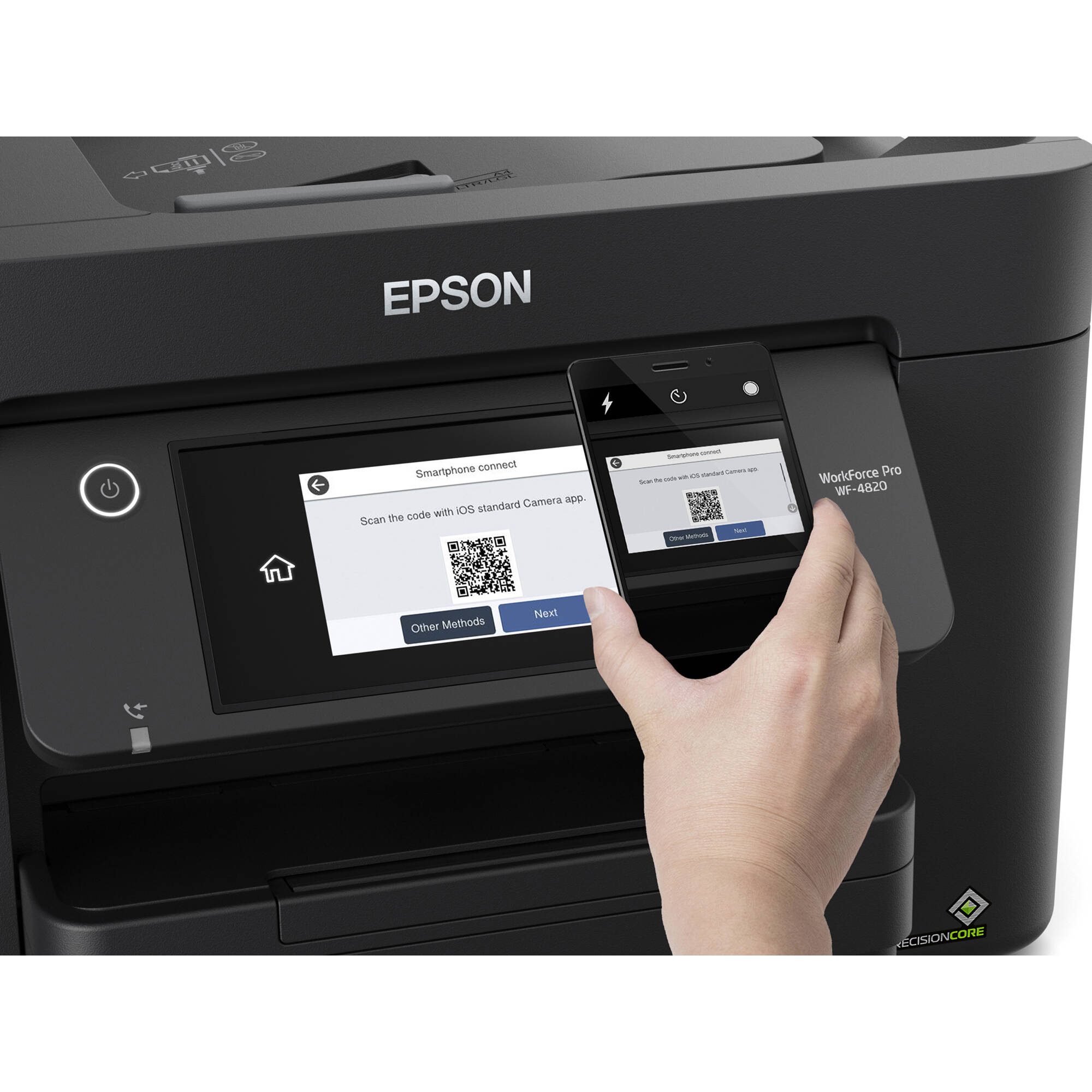 Epson WorkForce Pro WF-4820 color all-in-one printer with Wi-Fi and touchscreen — view 8