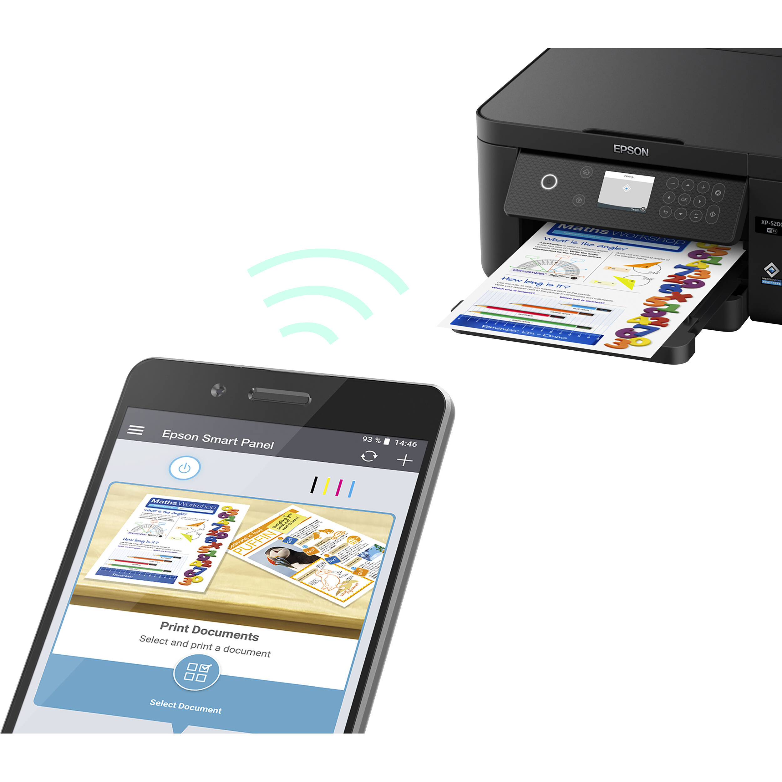 Epson Expression Home XP-5200 color all-in-one printer with Wi-Fi and duplex printing — view 8