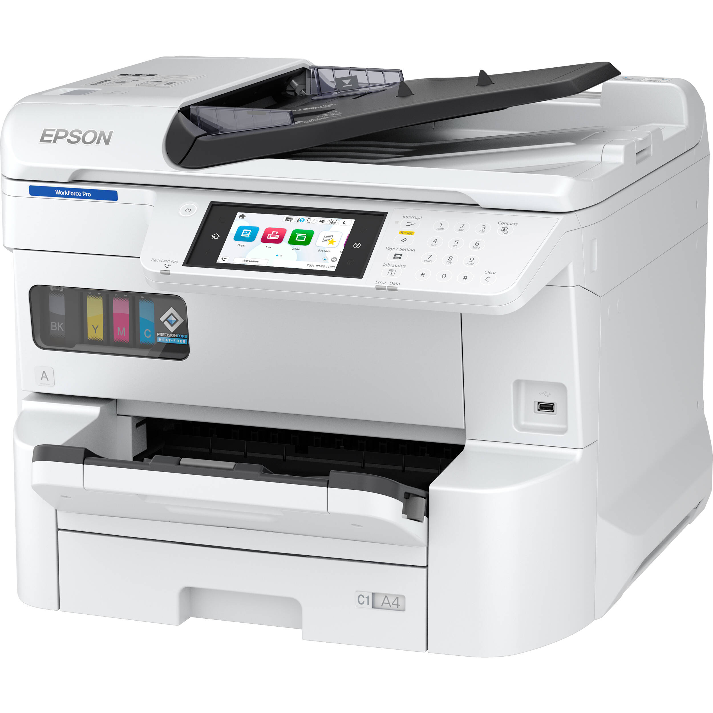 Epson WorkForce Pro EM-C7100 A3 color multifunction printer — view 3
