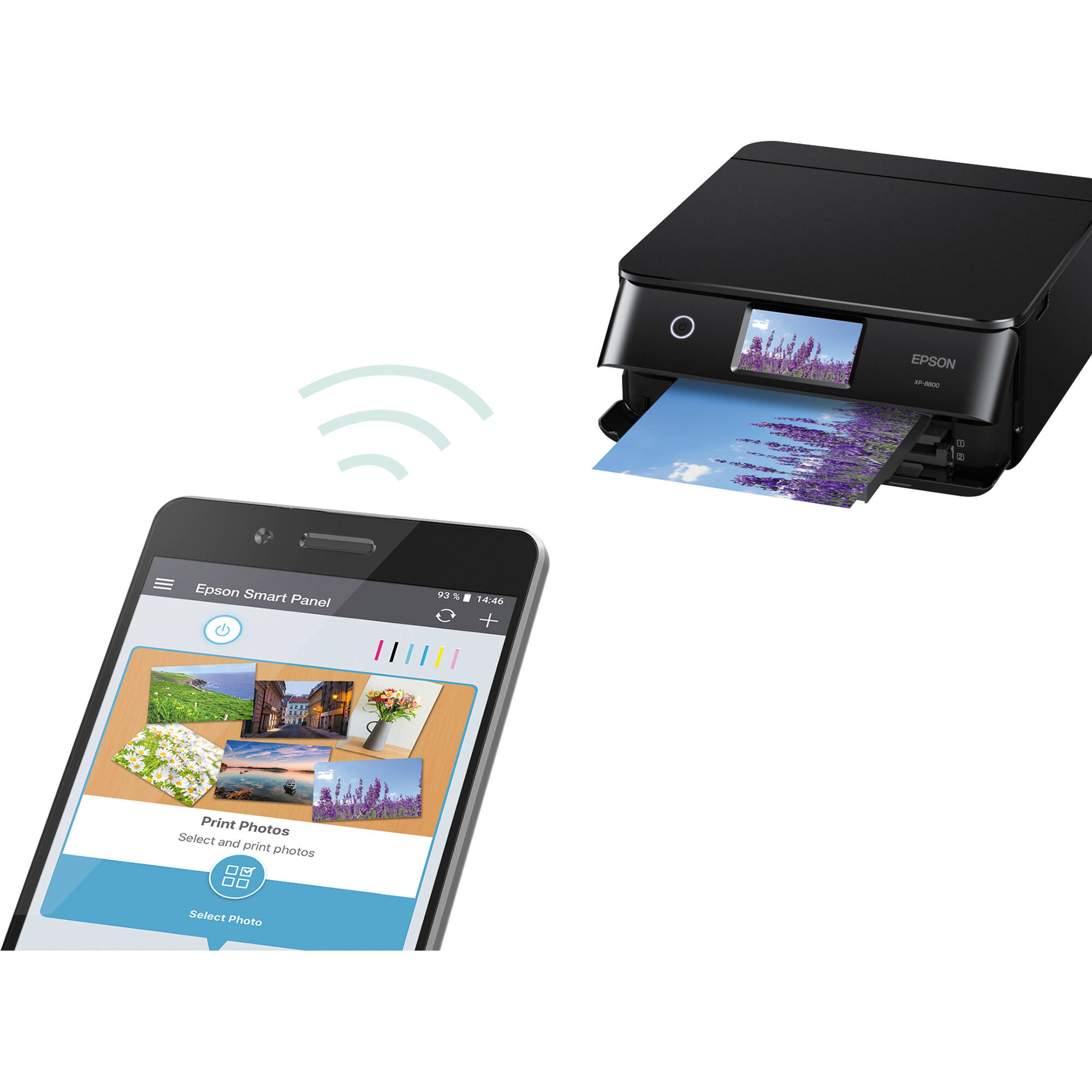 Epson Expression Photo XP-8800 compact all-in-one color printer for photo and document printing — view 5