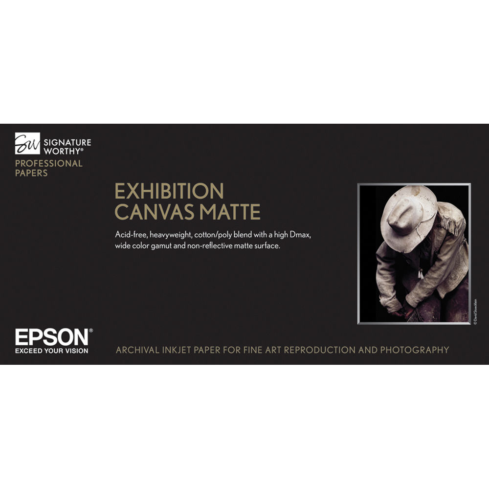 Epson Exhibition Canvas Matte S045261 17 x 22 in Sheets | Inkjet Canvas