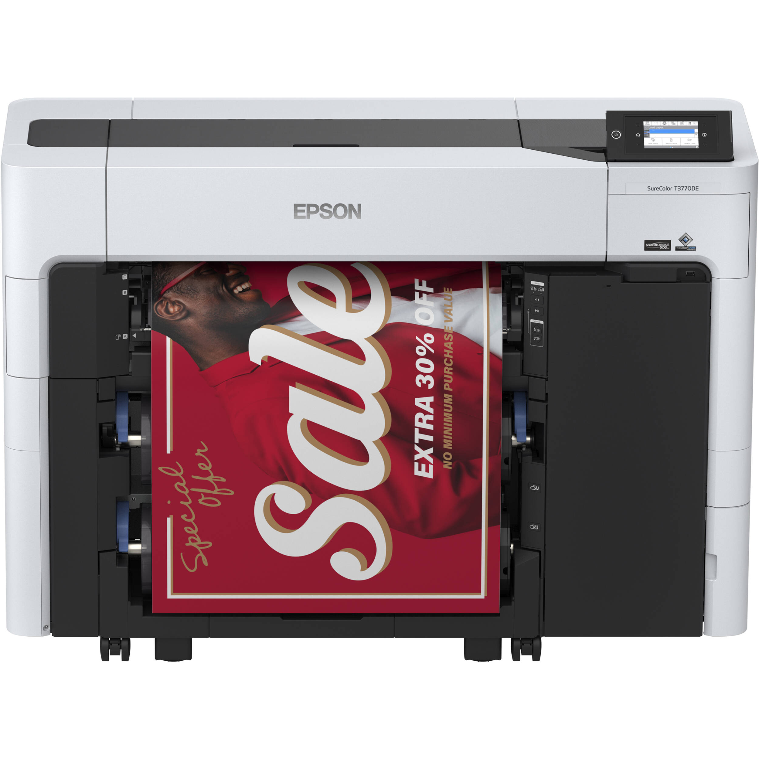 Epson SureColor T3770E 24-inch dual-roll large-format printer for technical drawings and graphics — view 2