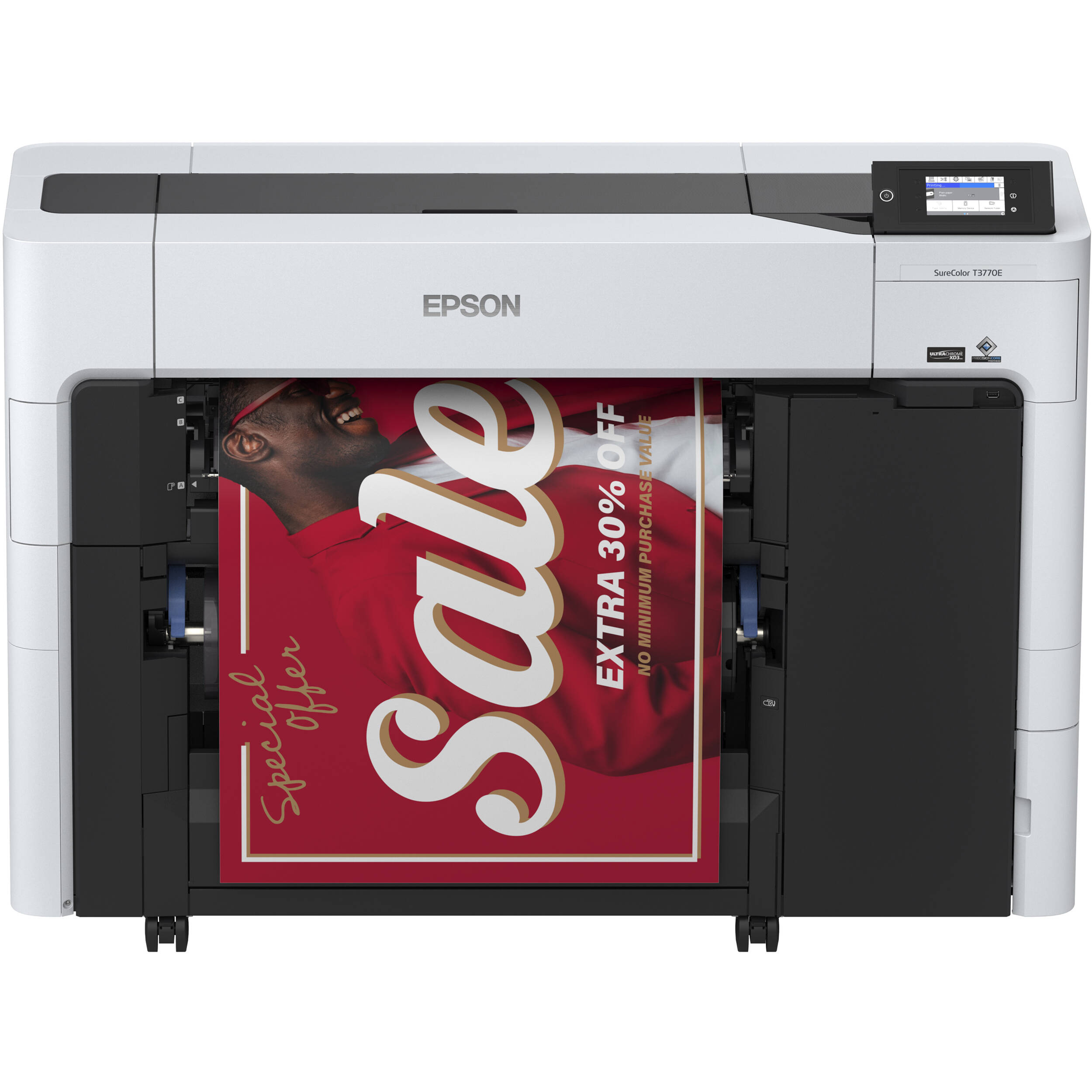 Epson SureColor T3770E 24-inch single-roll large-format printer for technical and graphic output — view 2