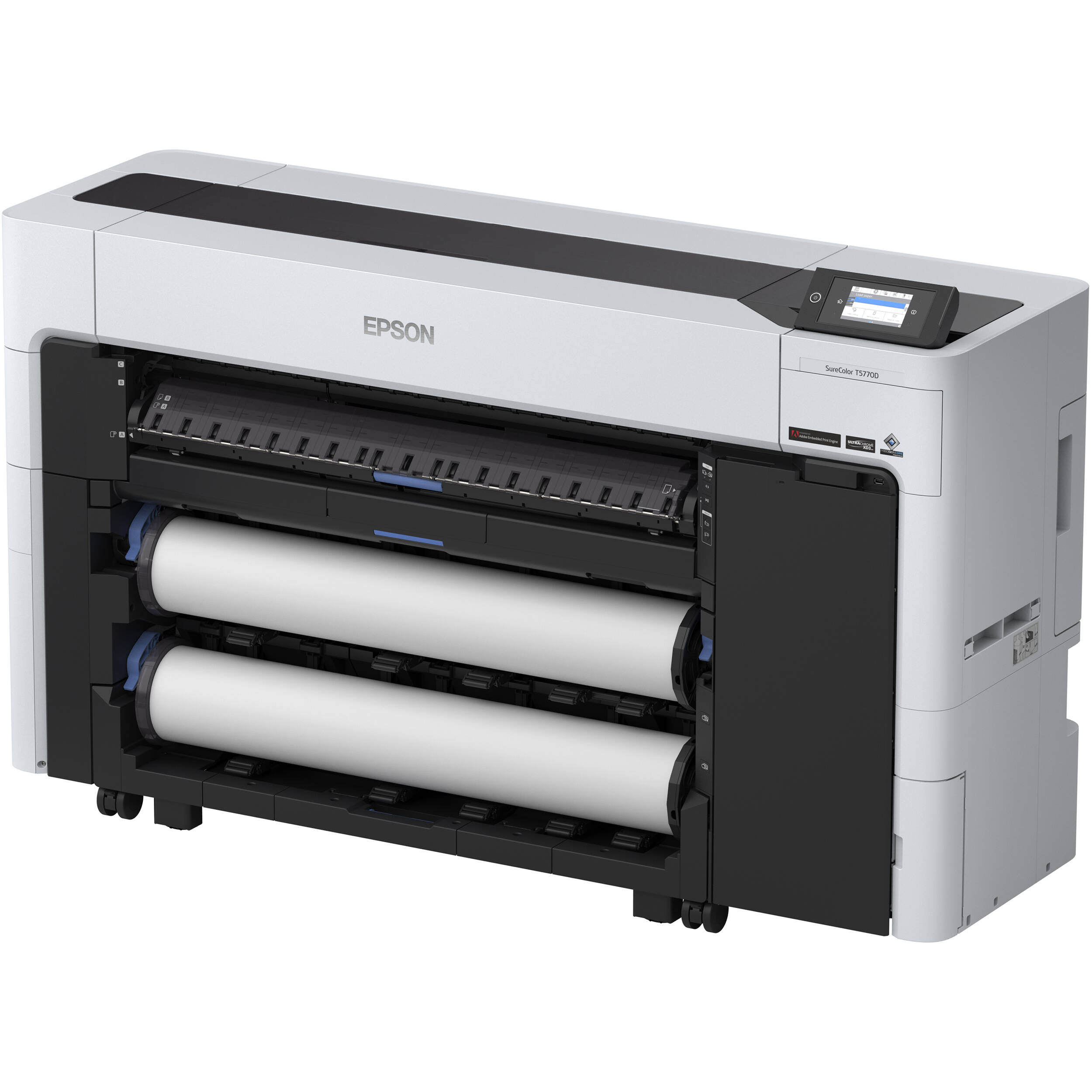 Epson SureColor T5770D 36-inch dual-roll wide-format printer with 6-color ink system — view 12