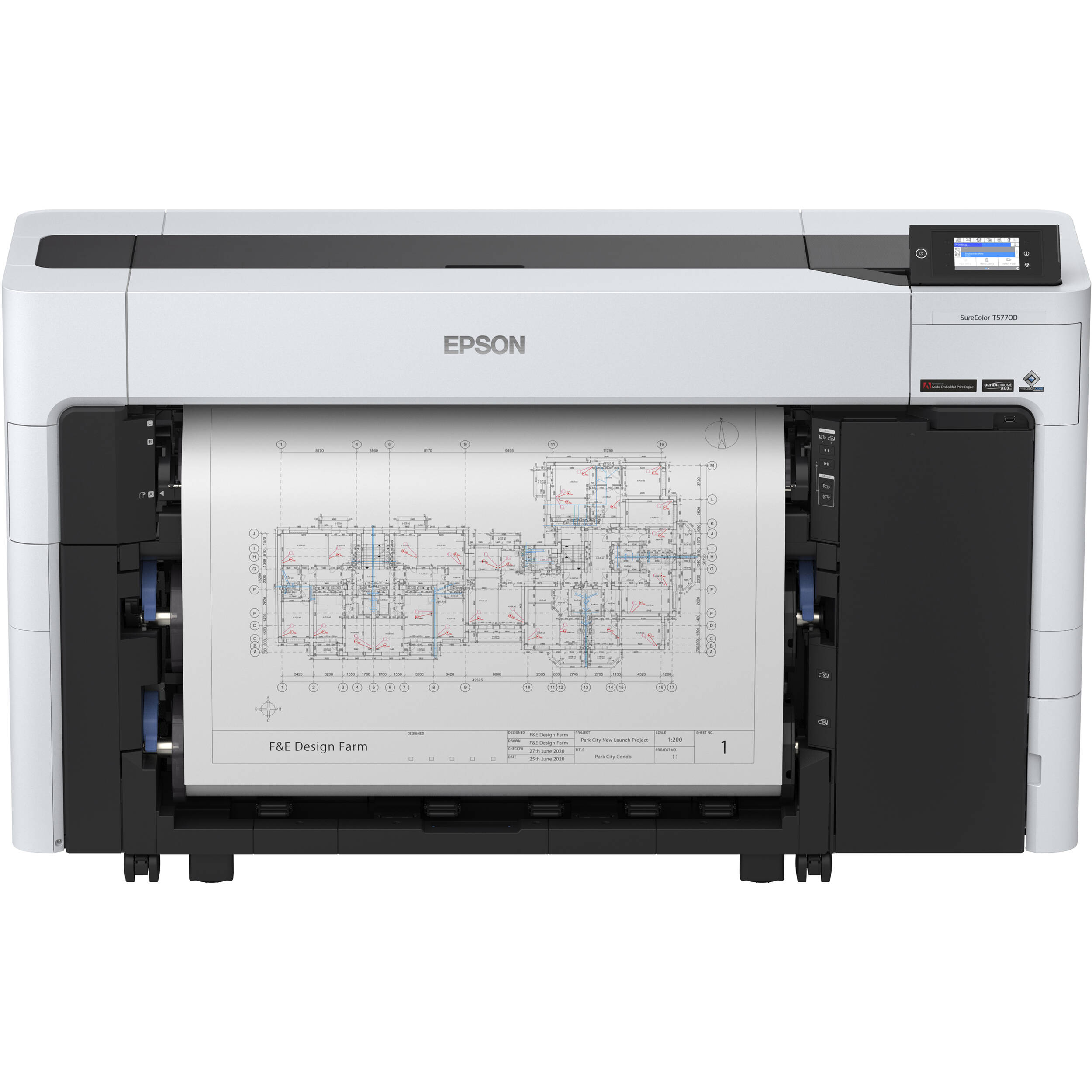 Epson SureColor T5770D 36-inch dual-roll wide-format printer with 6-color ink system — view 17